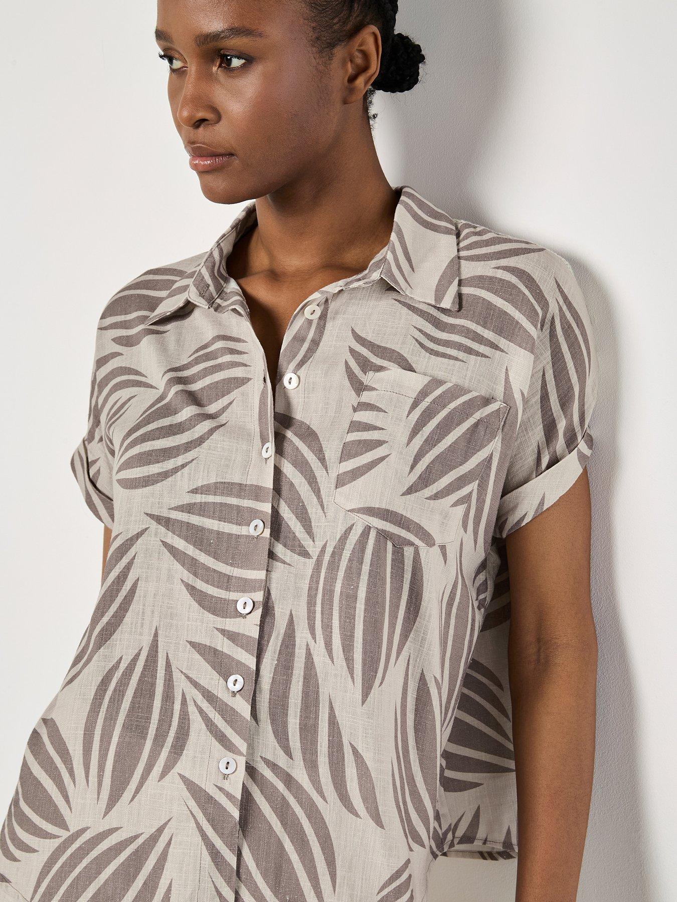 apricot-oversized-shells-linen-blend-shirt-cream