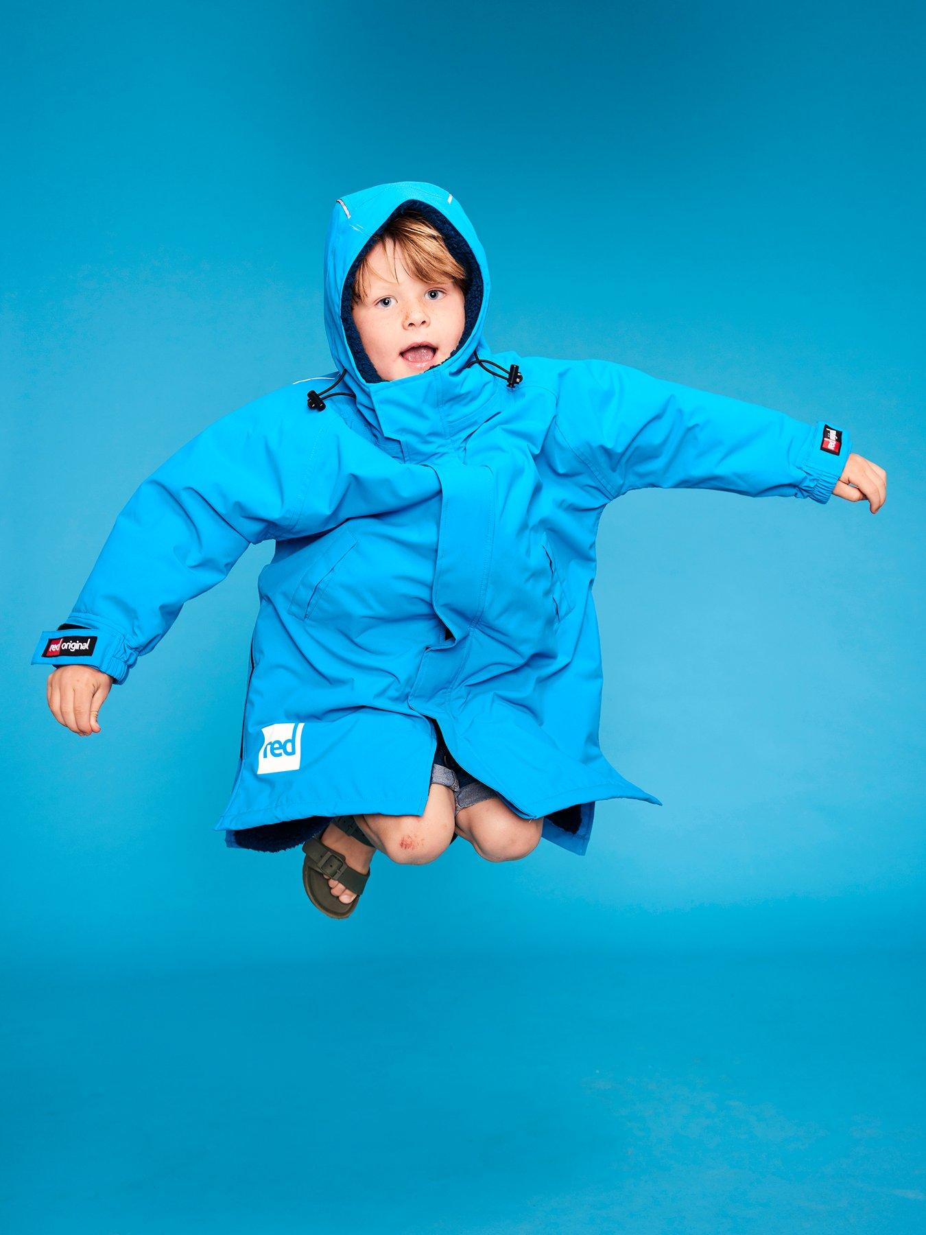 Image 3 of 6 of Red Equipment Kids Pro Waterproof Changing Robe - Blue