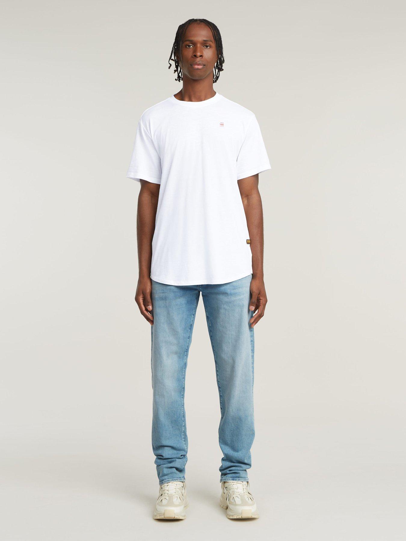  image of g-star-raw-g-star-back-graphic-t-shirt--white