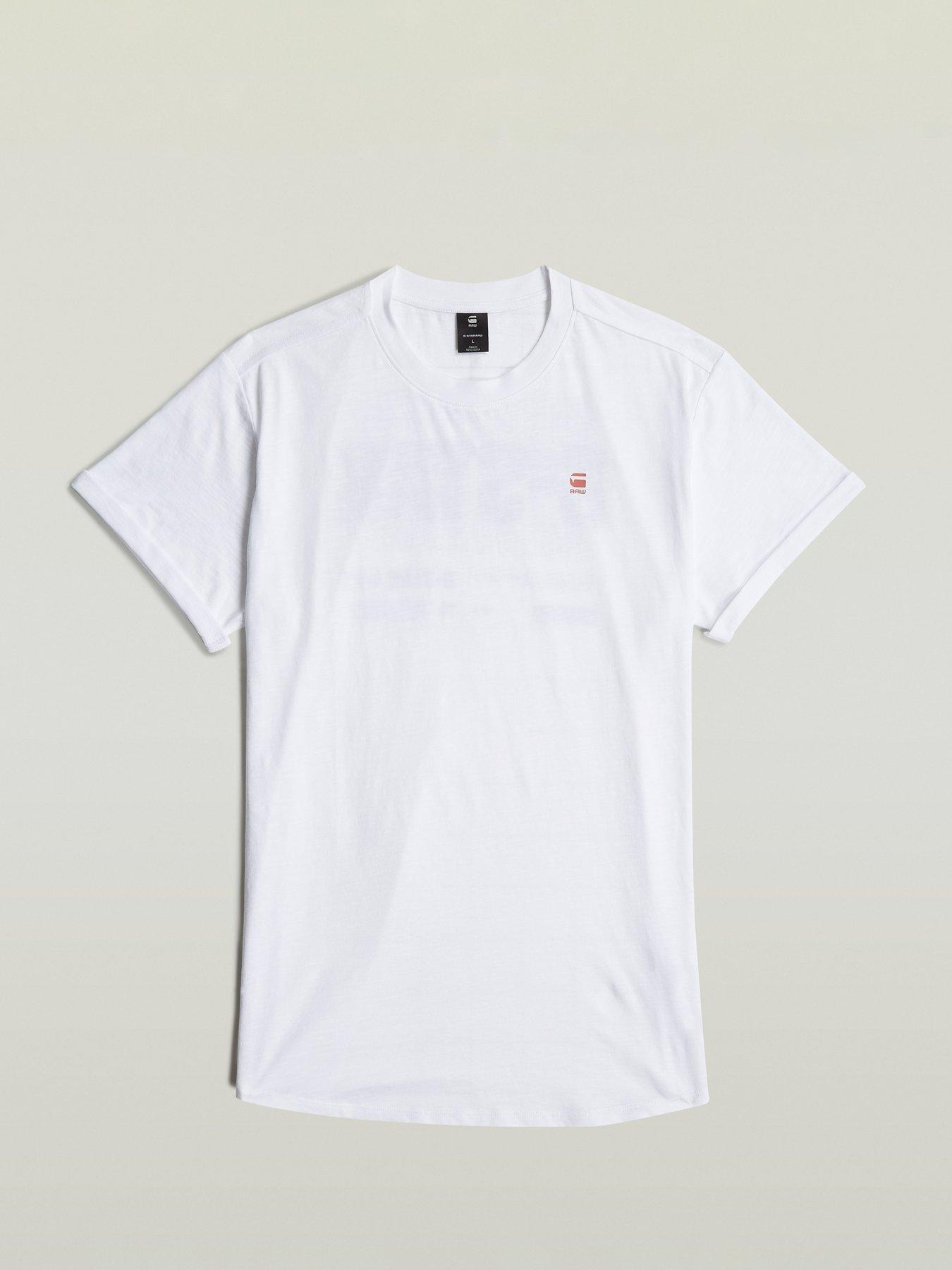  image of g-star-raw-g-star-back-graphic-t-shirt--white