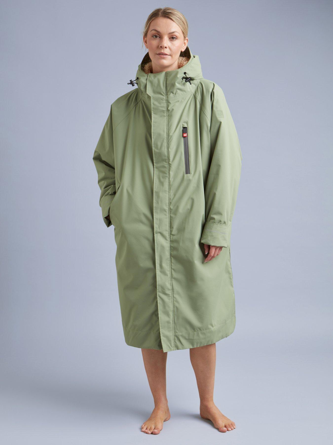 undefined Evo Pro Unisex Waterpoof Changing Robe - Sage Green