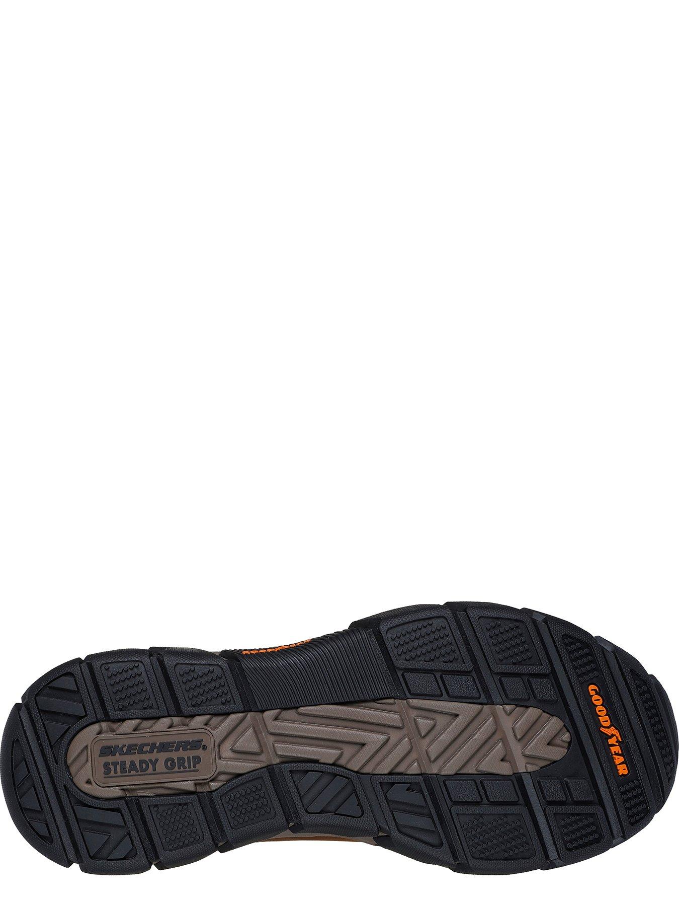 Image 4 of 5 of Skechers Respected John Deere Waterproof Mid Top Leather Lace Up Boots- Brown