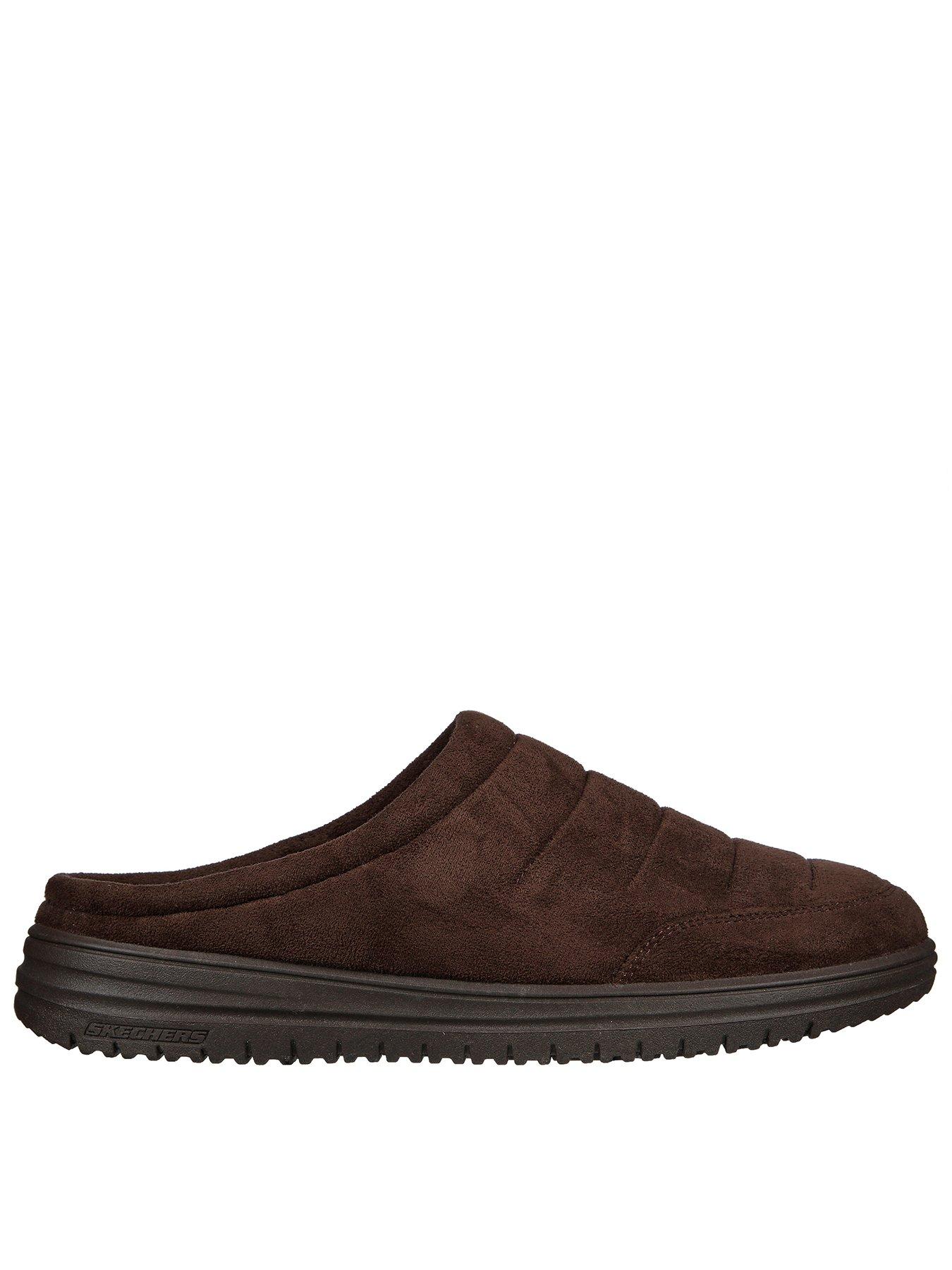 image of skechers-murette-slip-on-mule-slippers--brown