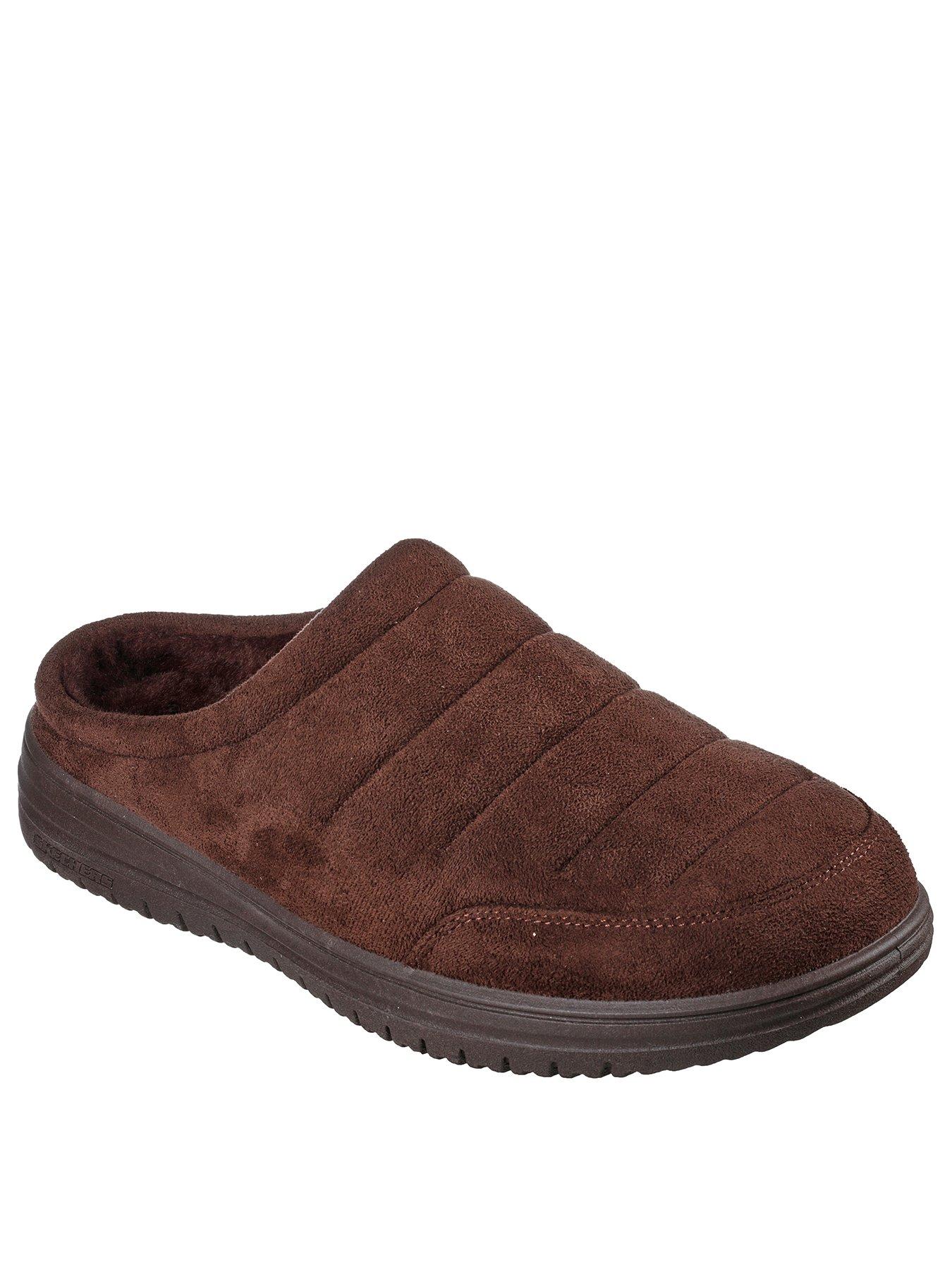  image of skechers-murette-slip-on-mule-slippers--brown