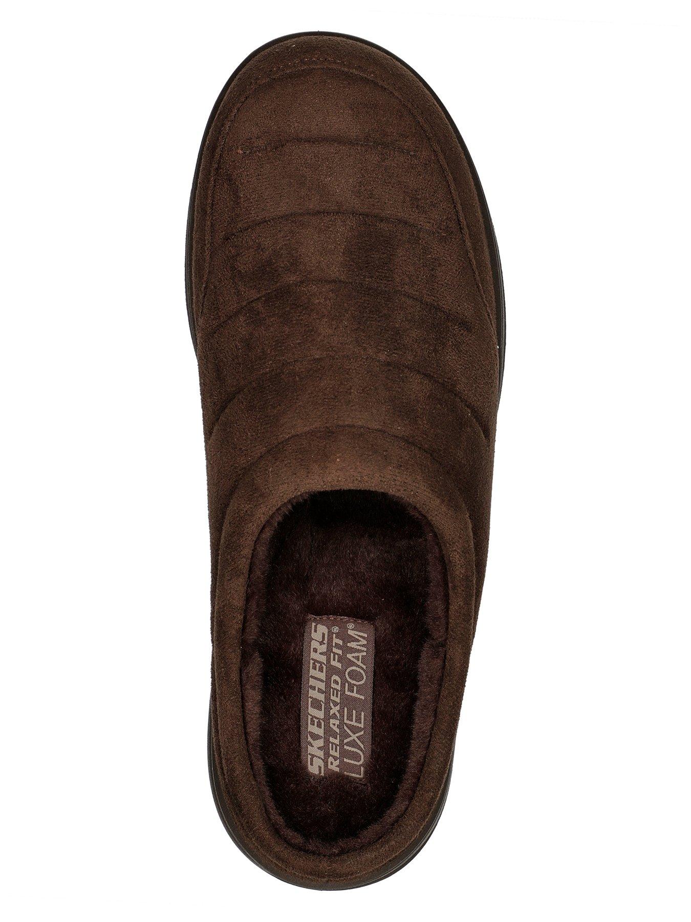  image of skechers-murette-slip-on-mule-slippers--brown