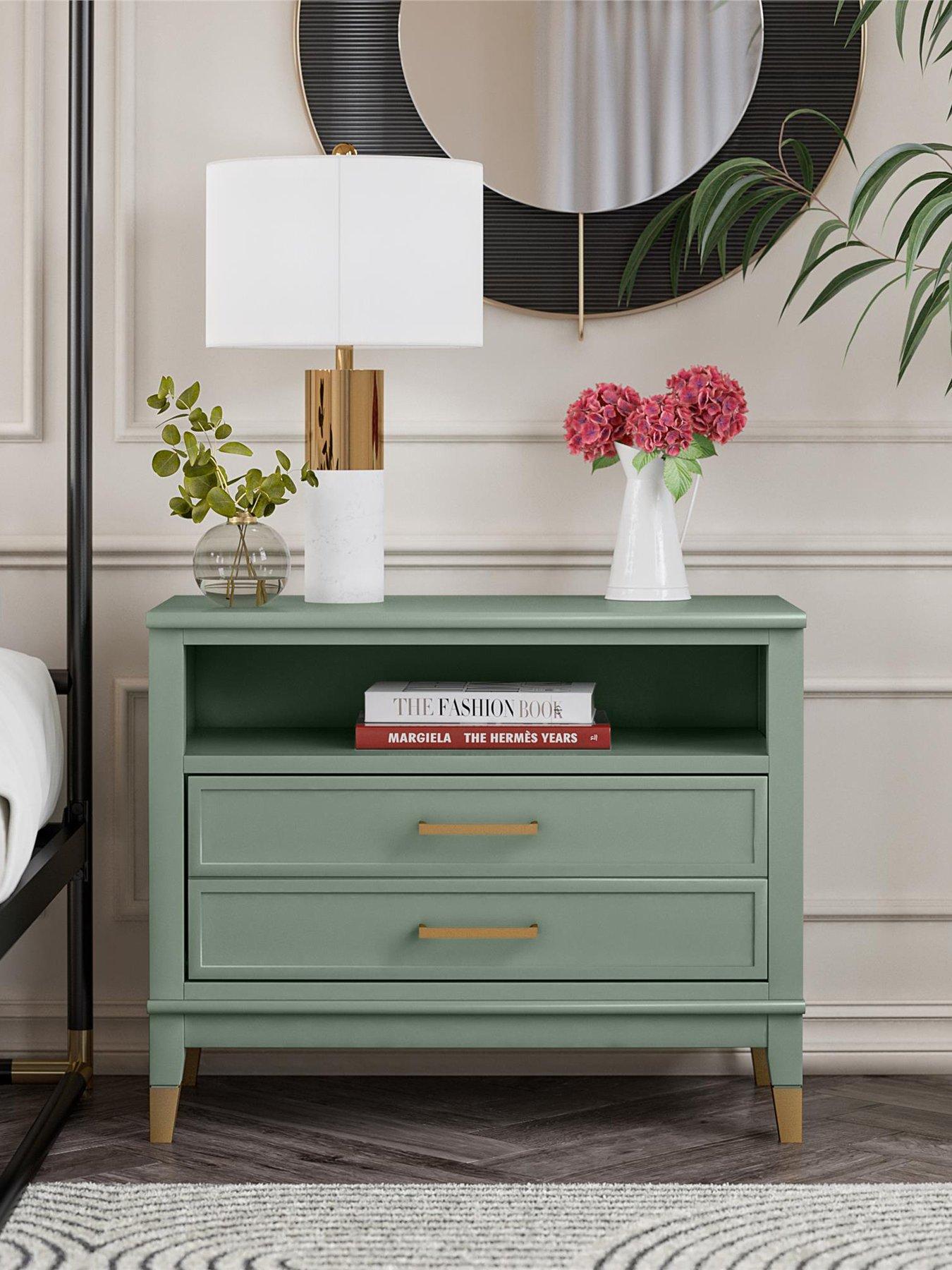 CosmoLiving by Cosmopolitan Westerleigh Wide Side Table / Night Stand