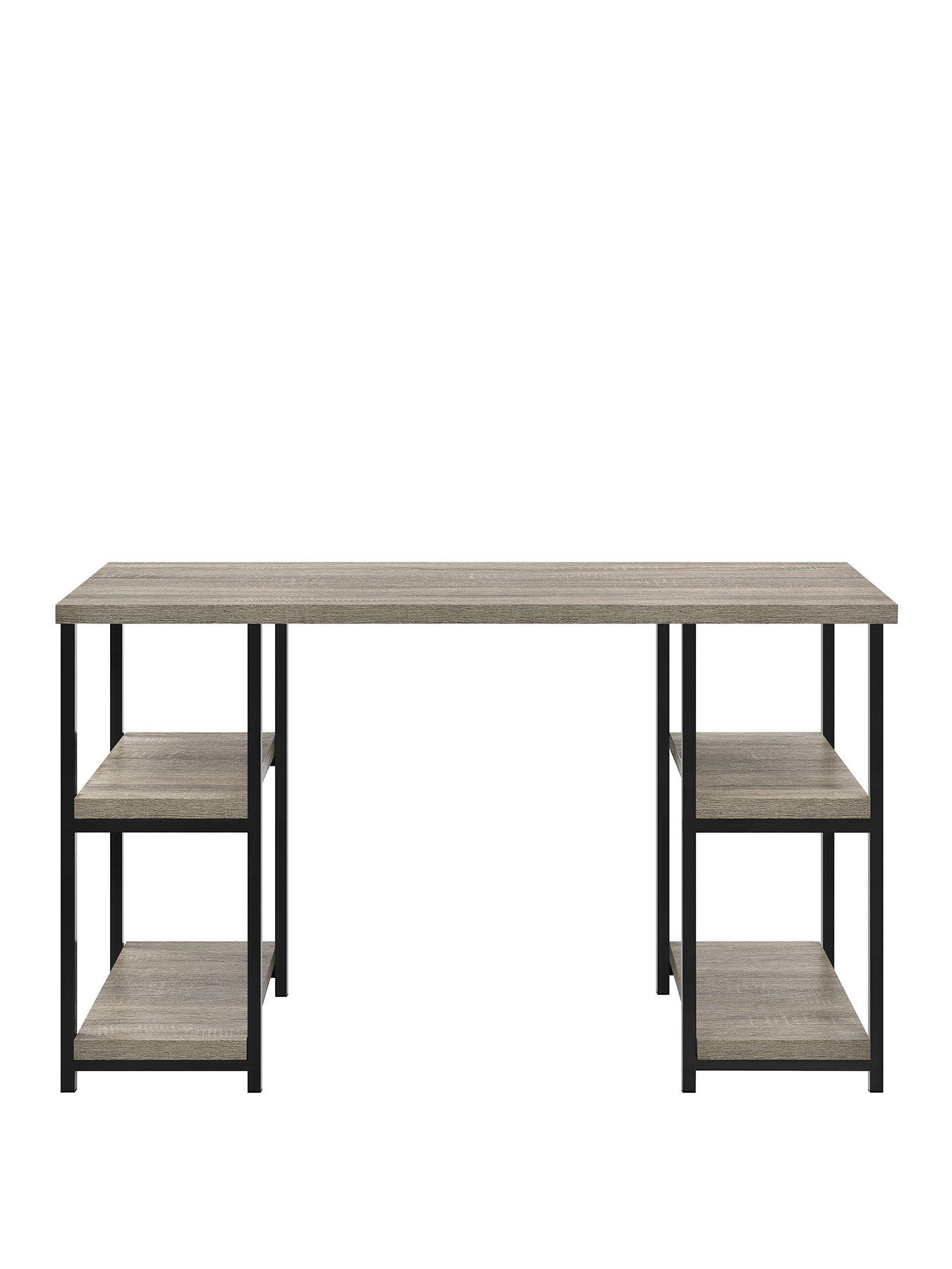  image of dorel-home-elmwood-double-pedestal-desk