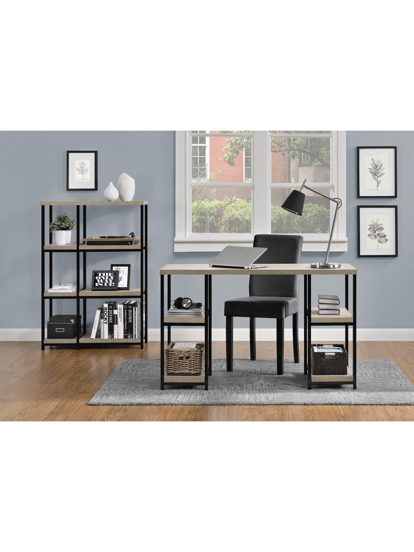  image of dorel-home-elmwood-double-pedestal-desk