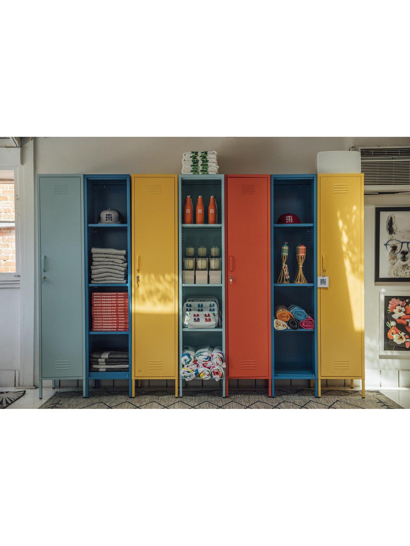  image of dorel-home-single-metal-locker-storage-cabinet