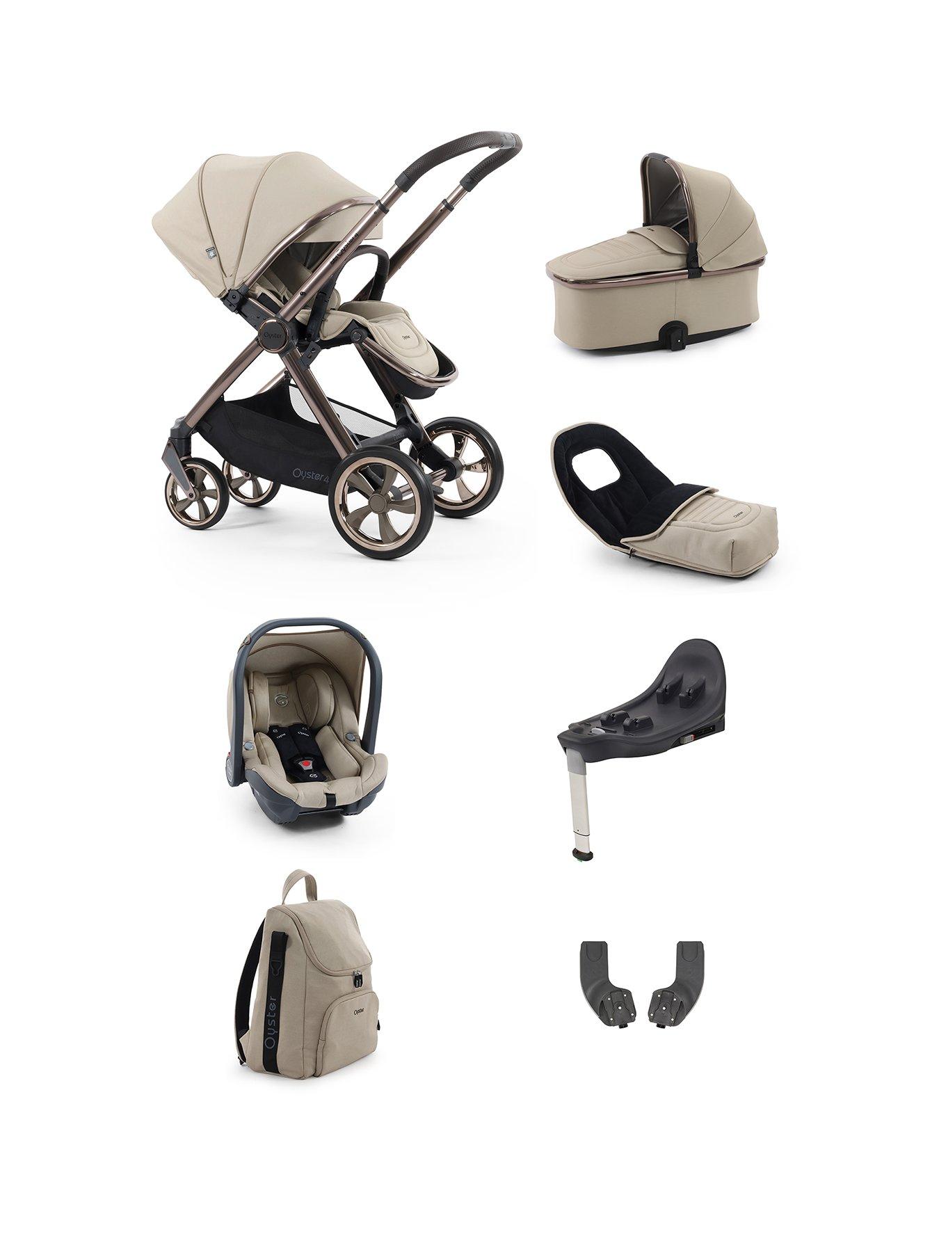 Oyster 4 Luxury Pushchair Bundle - Buttermilk