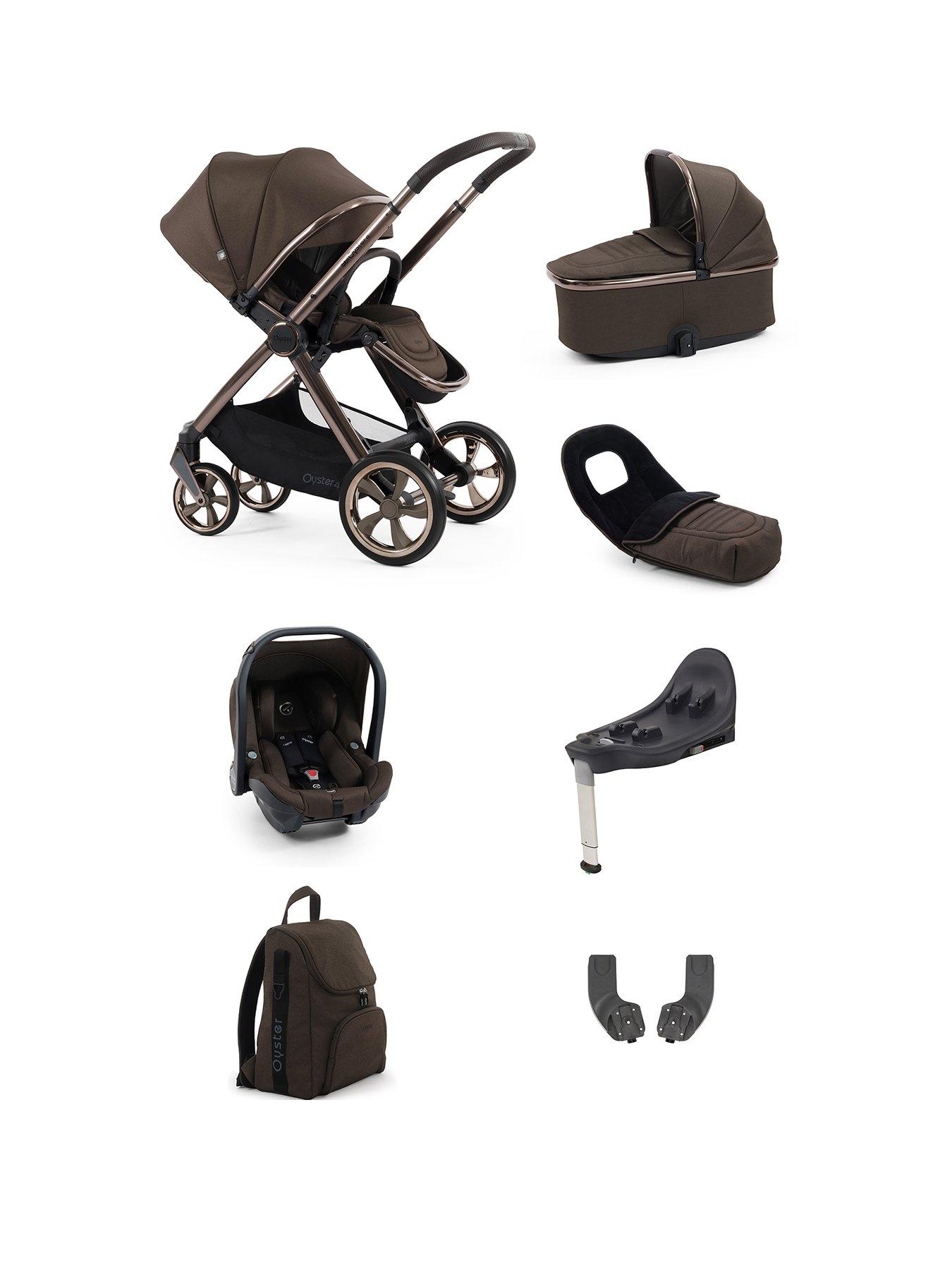 Oyster 4 Luxury Pushchair Bundle - Chocolate Velvet