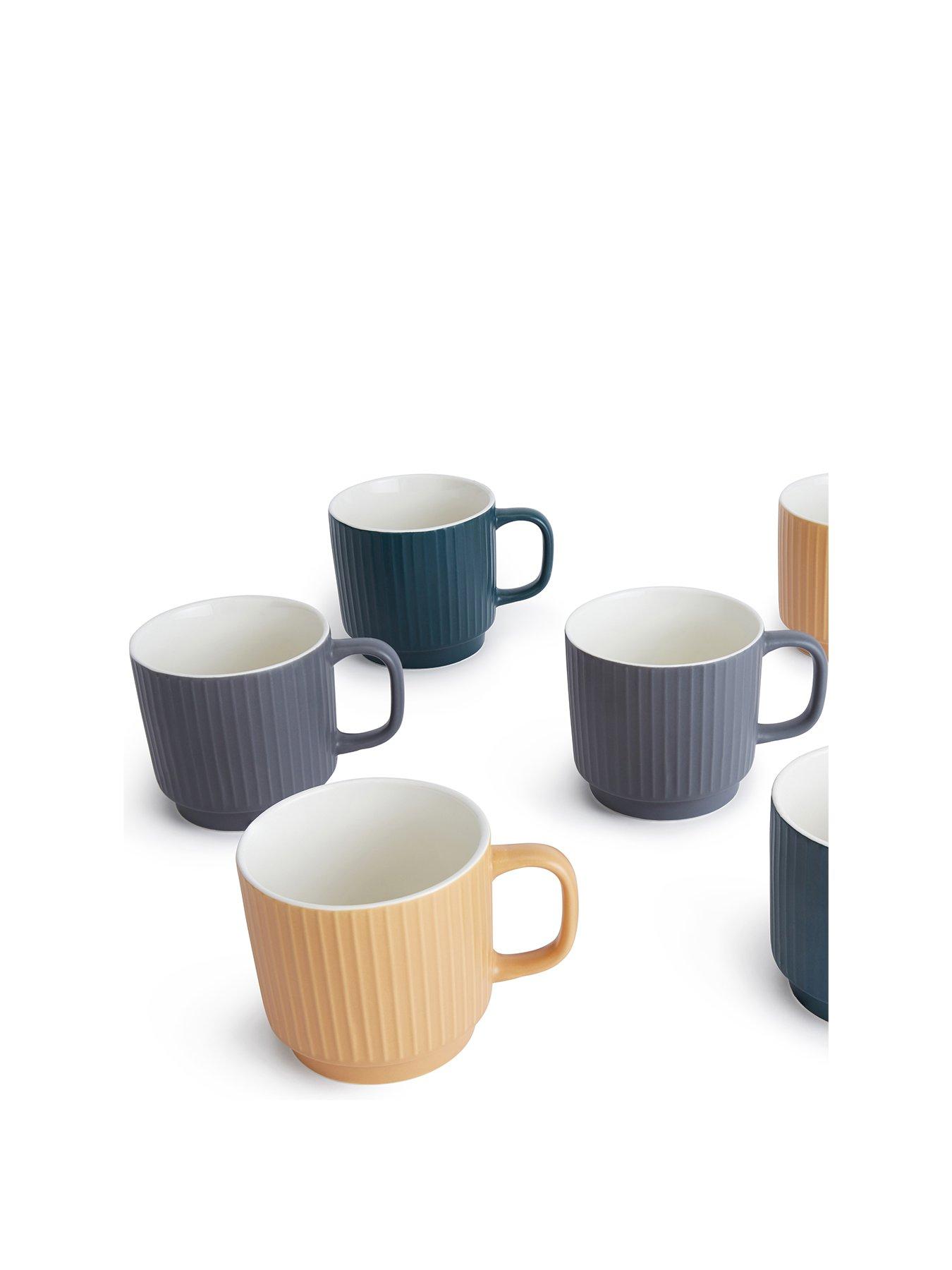  image of waterside-set-of-4-matt-ribbed-mugs