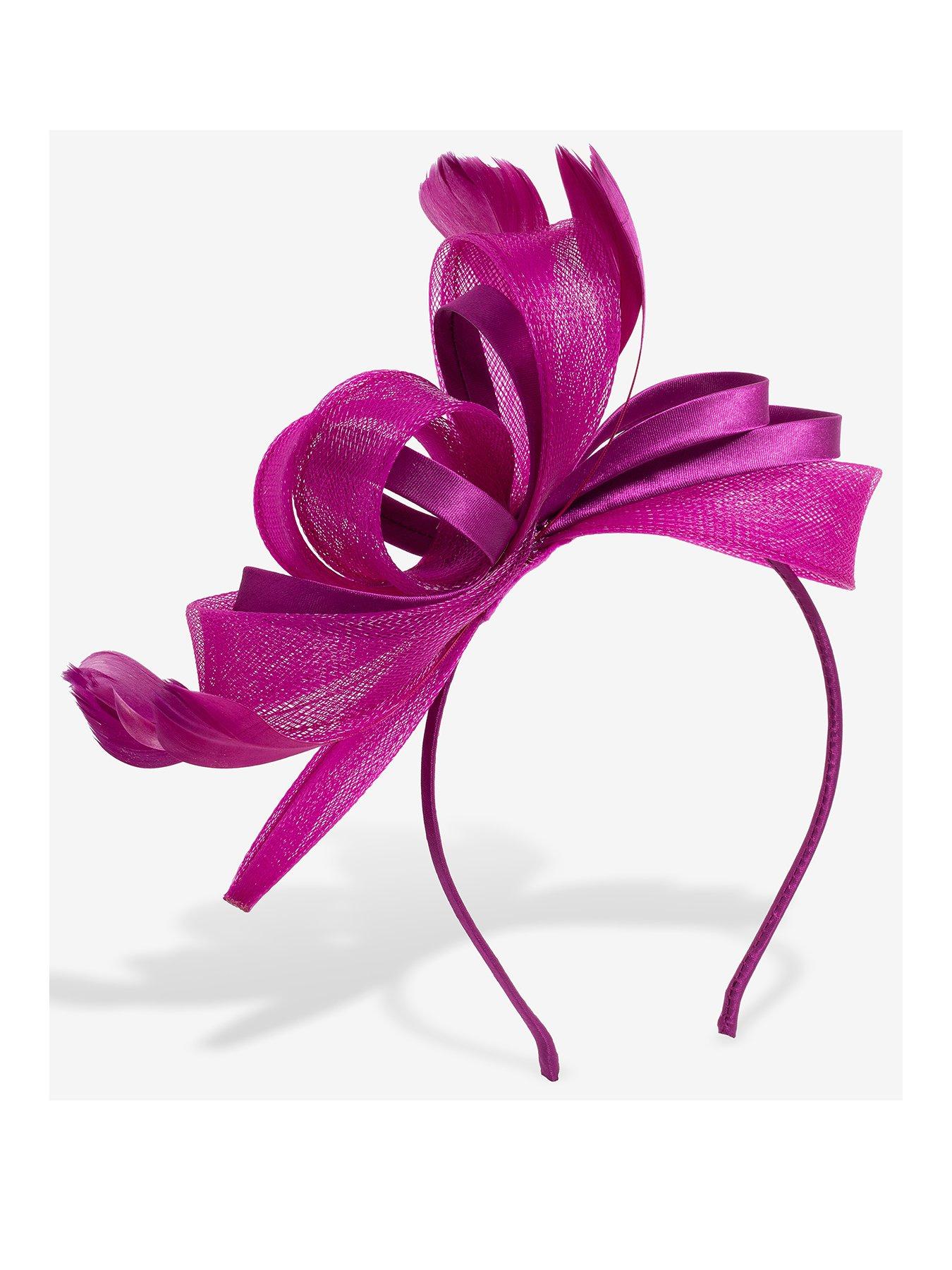  image of jon-richard-medium-berry-fascinator-headband