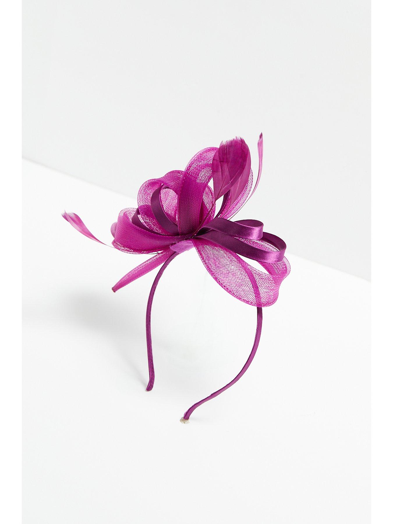  image of jon-richard-medium-berry-fascinator-headband