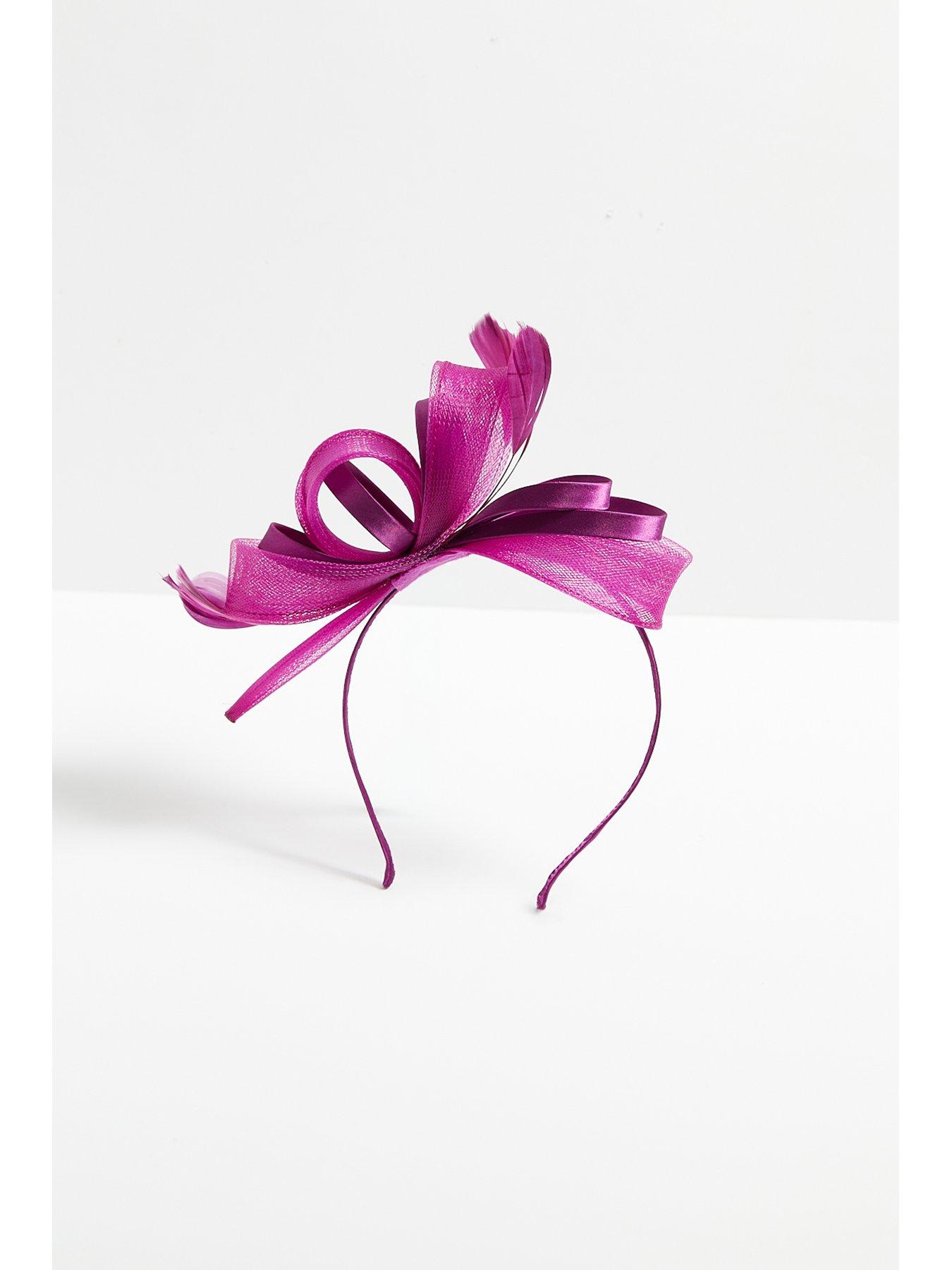  image of jon-richard-medium-berry-fascinator-headband