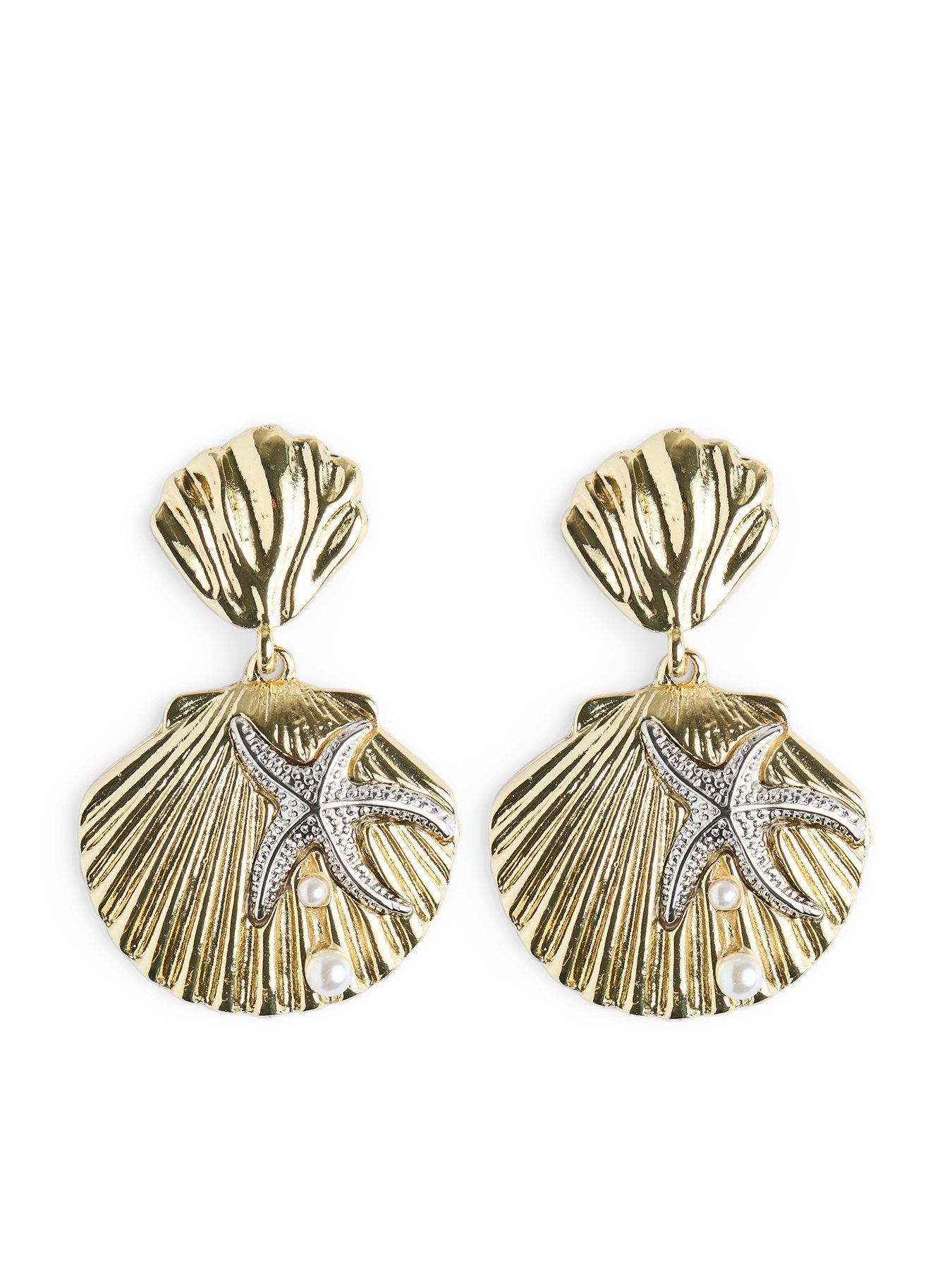 undefined Liva Earrings Boxed - Bright Gold