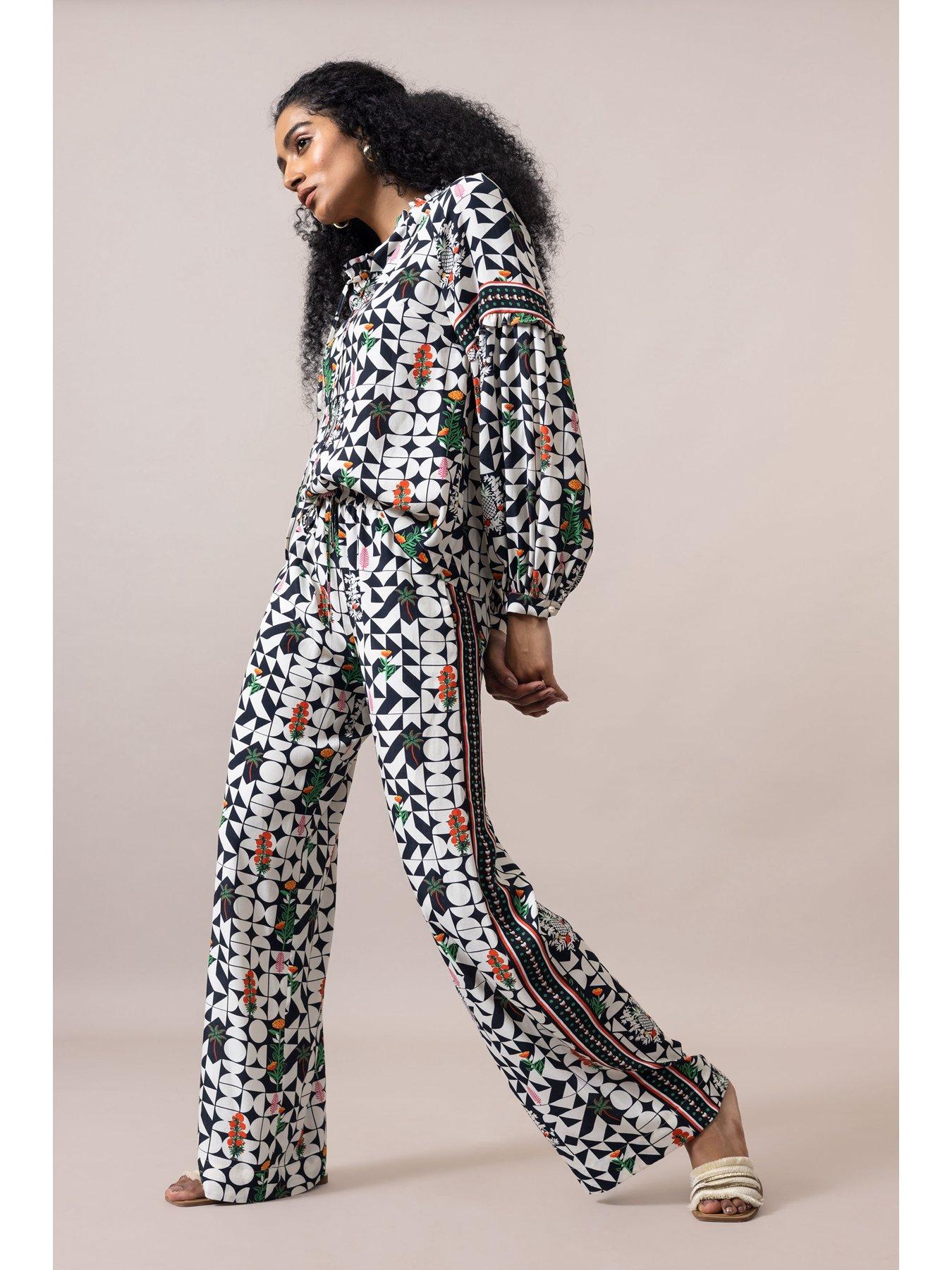  image of emily-lovelock-emma-floral-print-top