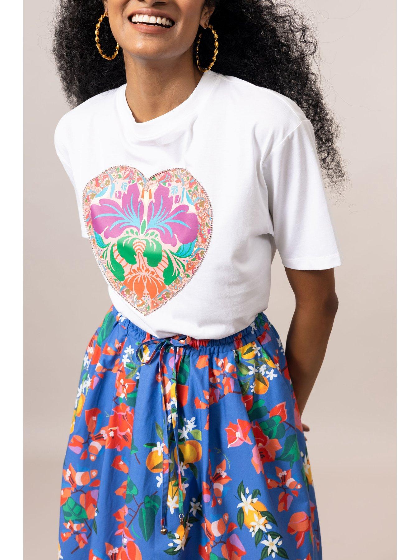 back image of emily-lovelock-cathy-heart-graphic-t-shirt-white