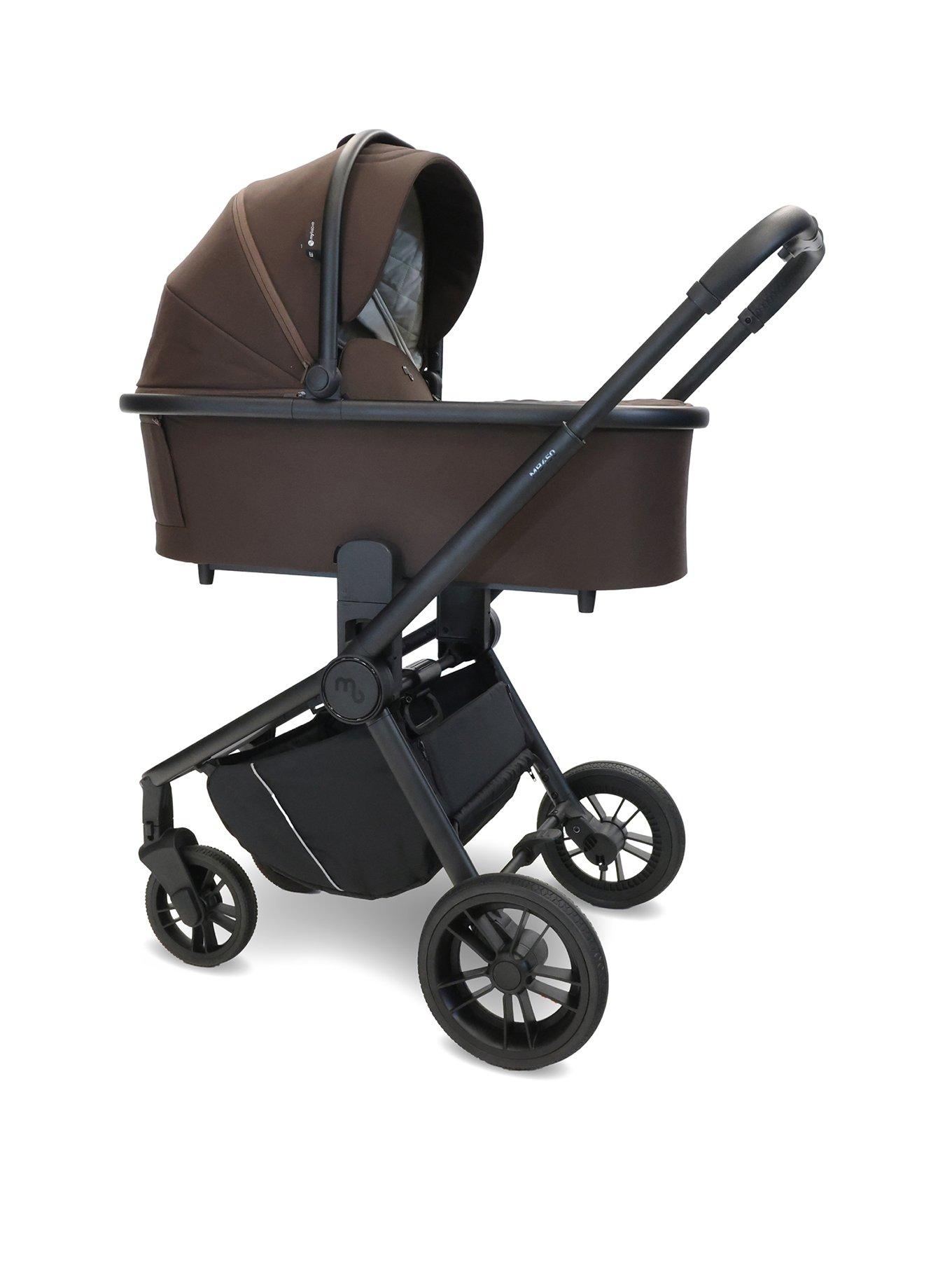  image of my-babiie-mb450i-3-in-1-travel-system-chocolate