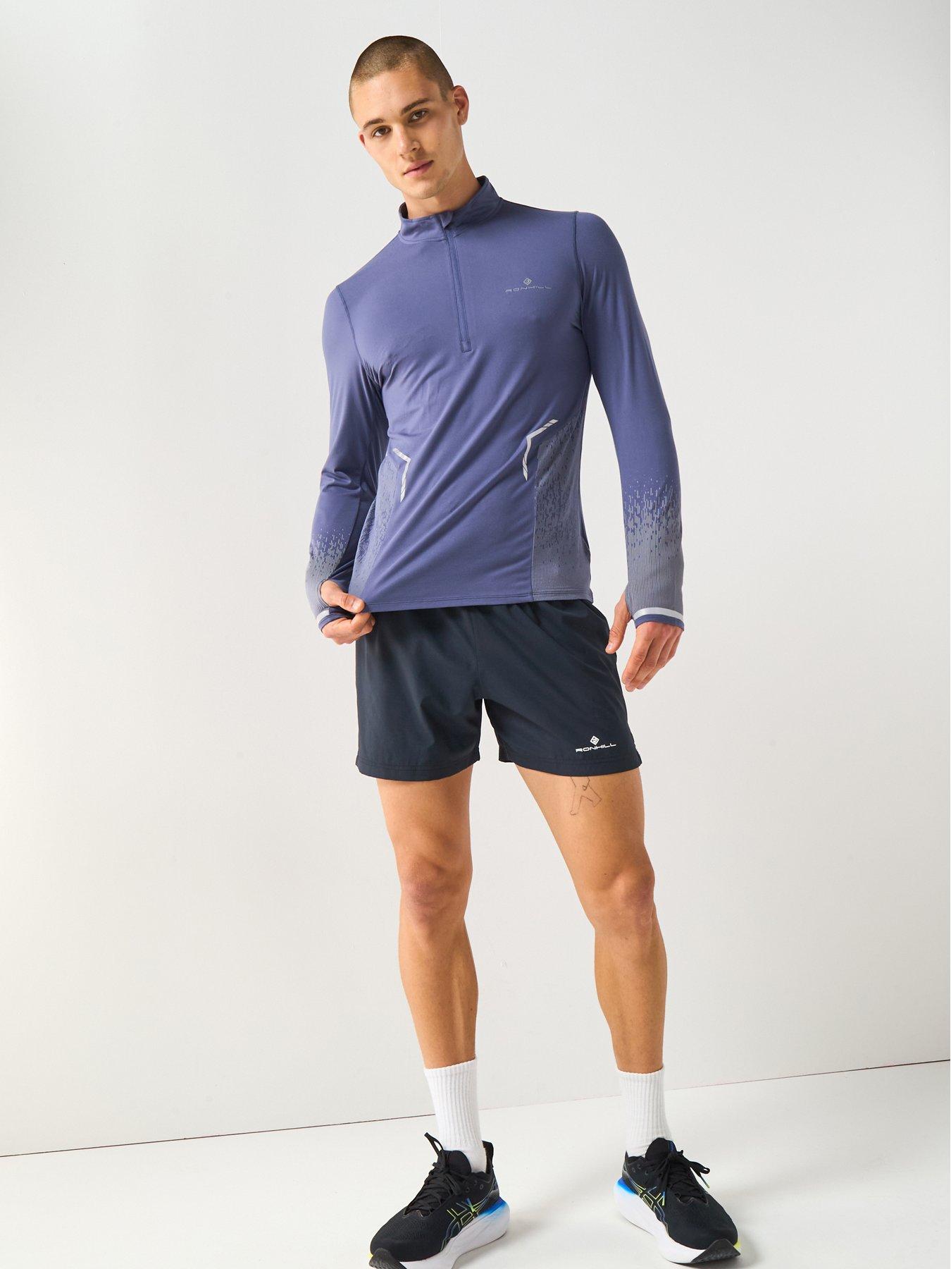 Image 3 of 6 of Ronhill Men's Running Tech Reflect 1/2 Zip - Grey