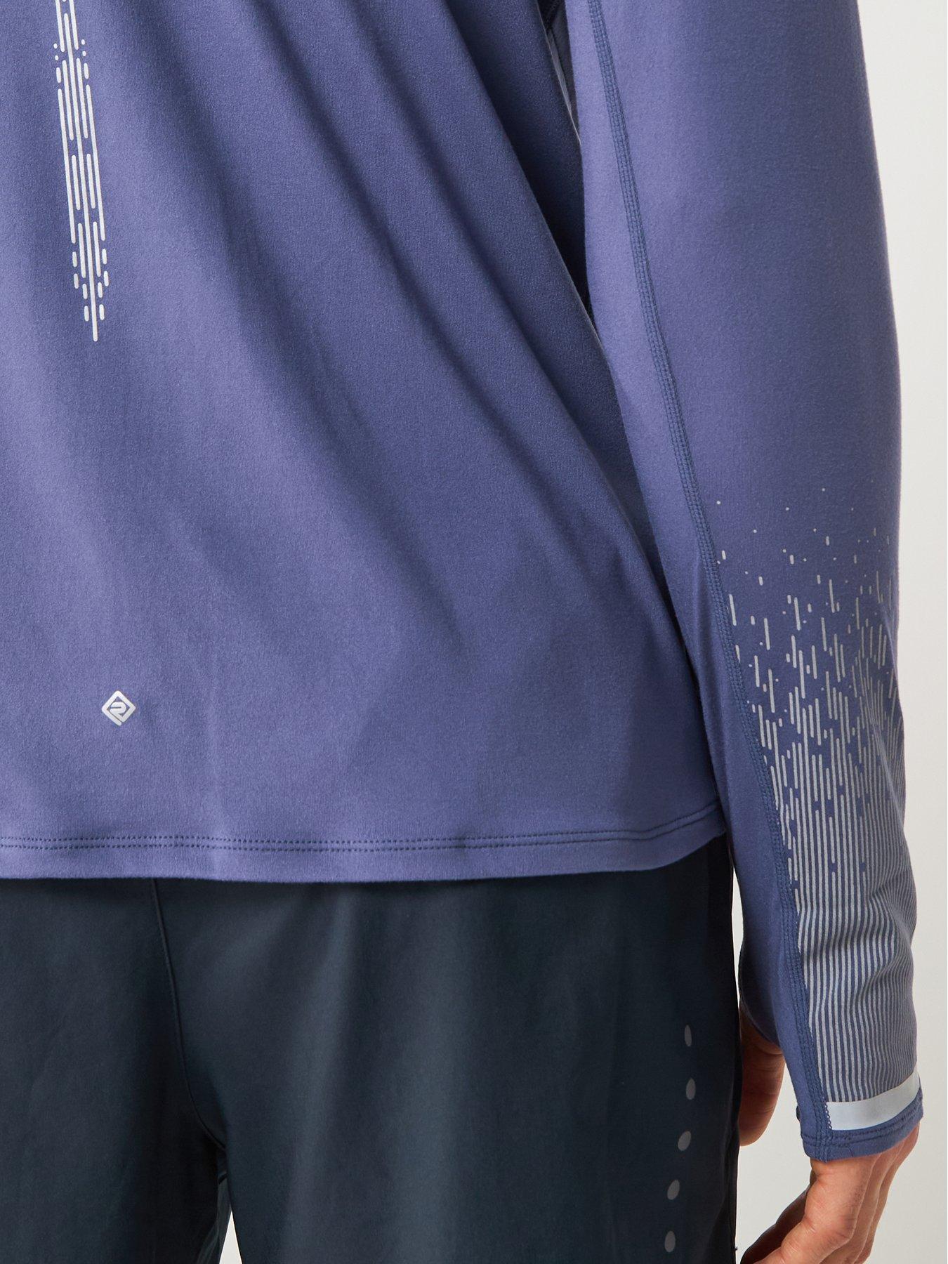 Image 6 of 6 of Ronhill Men's Running Tech Reflect 1/2 Zip - Grey