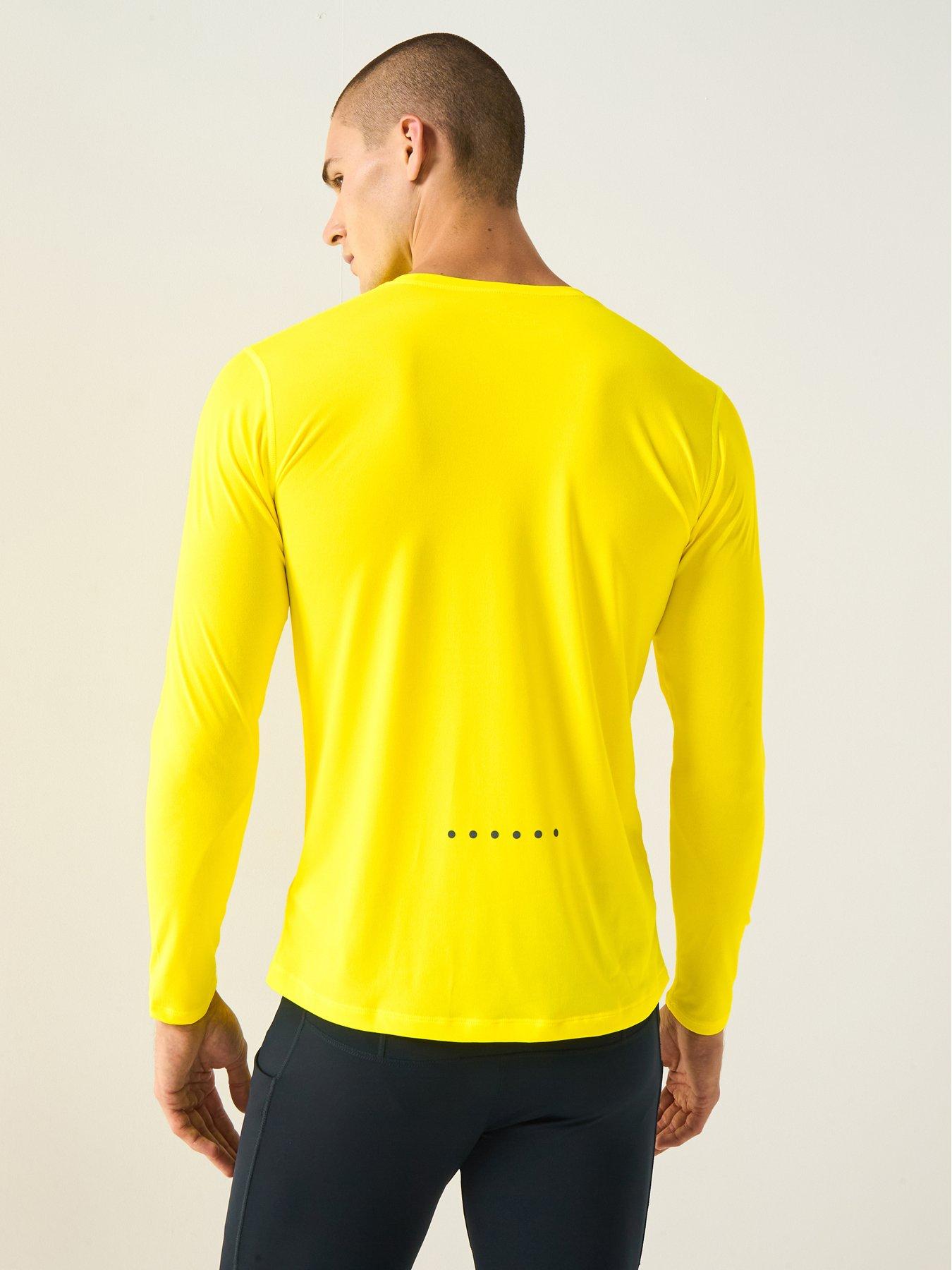 Image 2 of 6 of Ronhill Men's Running Core Long Sleeve Tee - Yellow