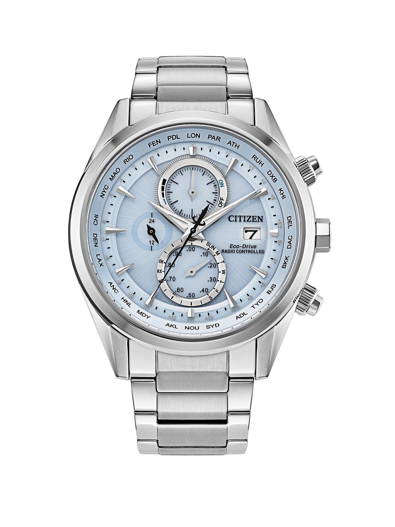 undefined Gents Eco-Drive World Chrono A.T