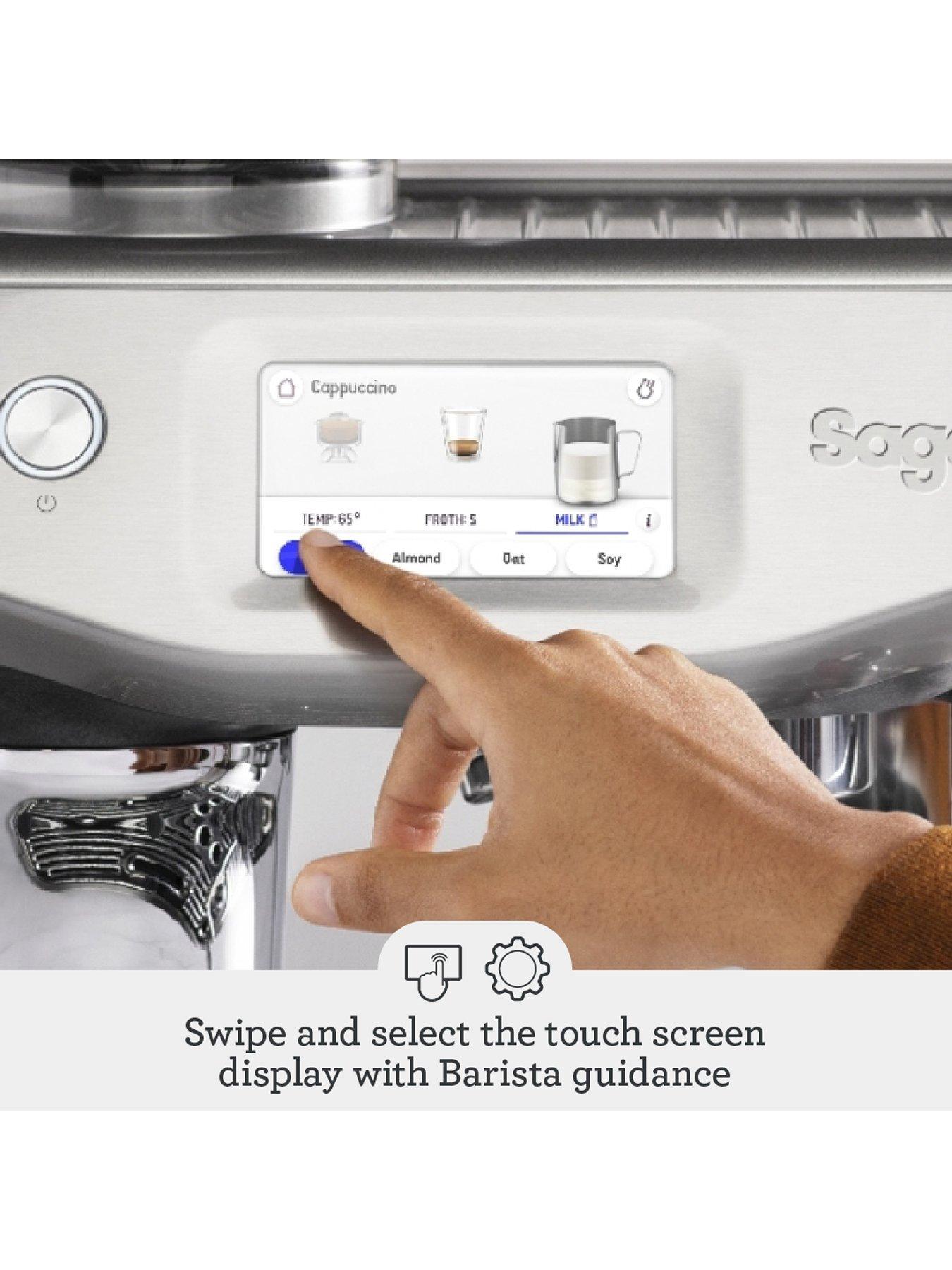  image of sage-the-barista-touch-impress-coffee-machine-stainless-steel