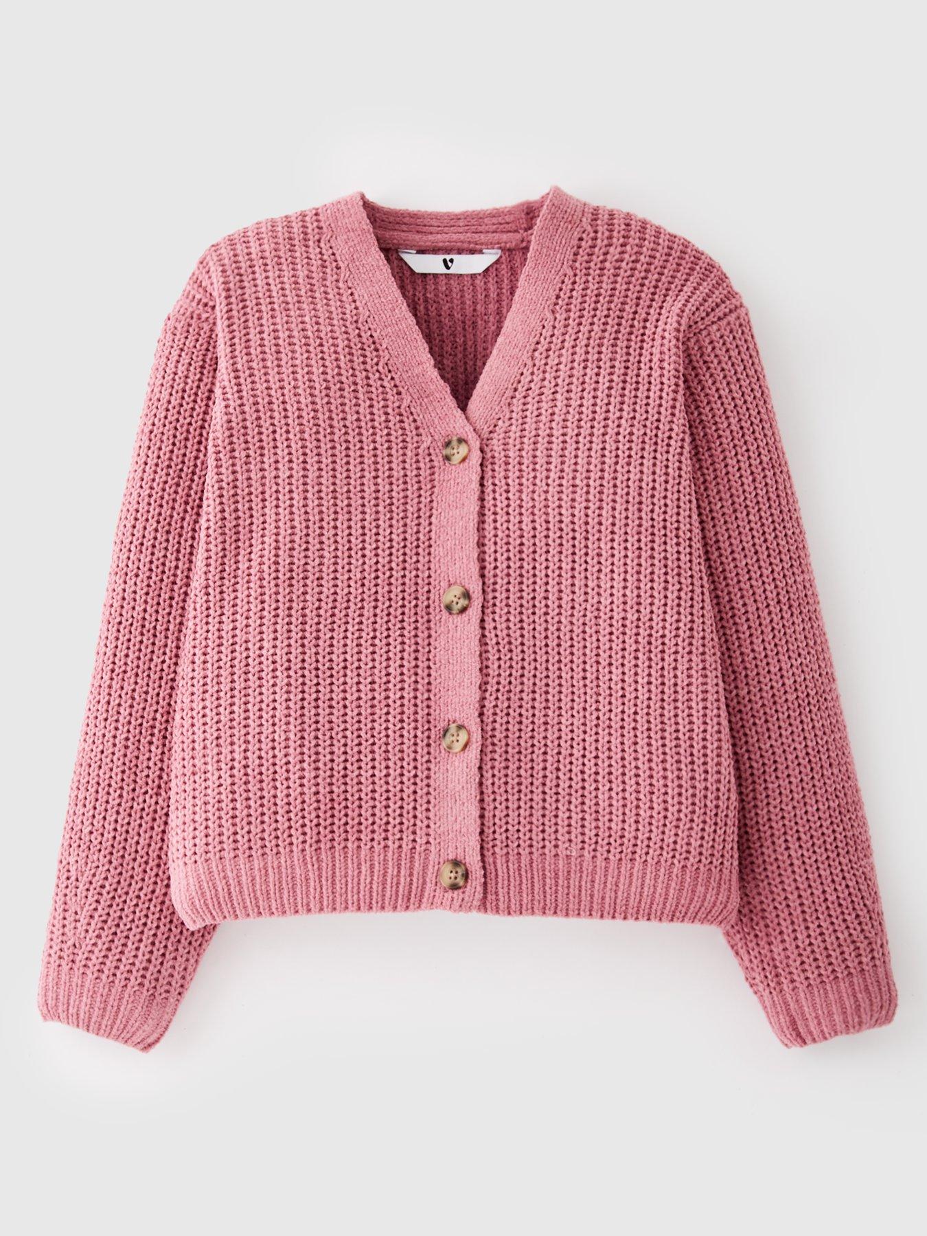 v-by-very-girls-chenille-cardigan-pink