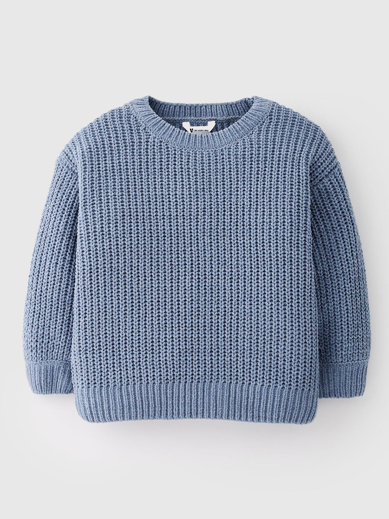 undefined Girls Chenille Jumper - Blue
