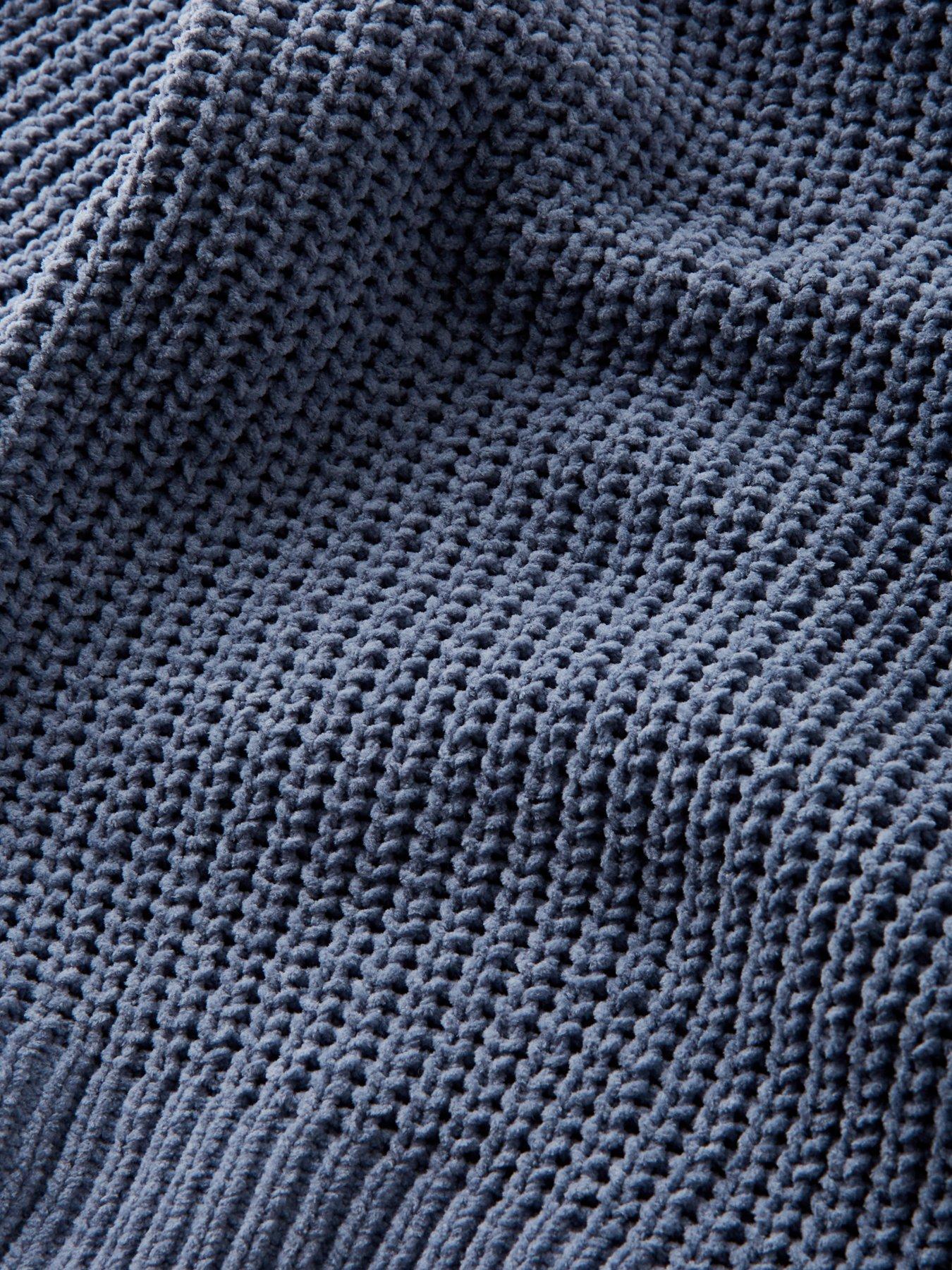 Image 4 of 4 of Mini V by Very Girls Chenille Jumper - Blue