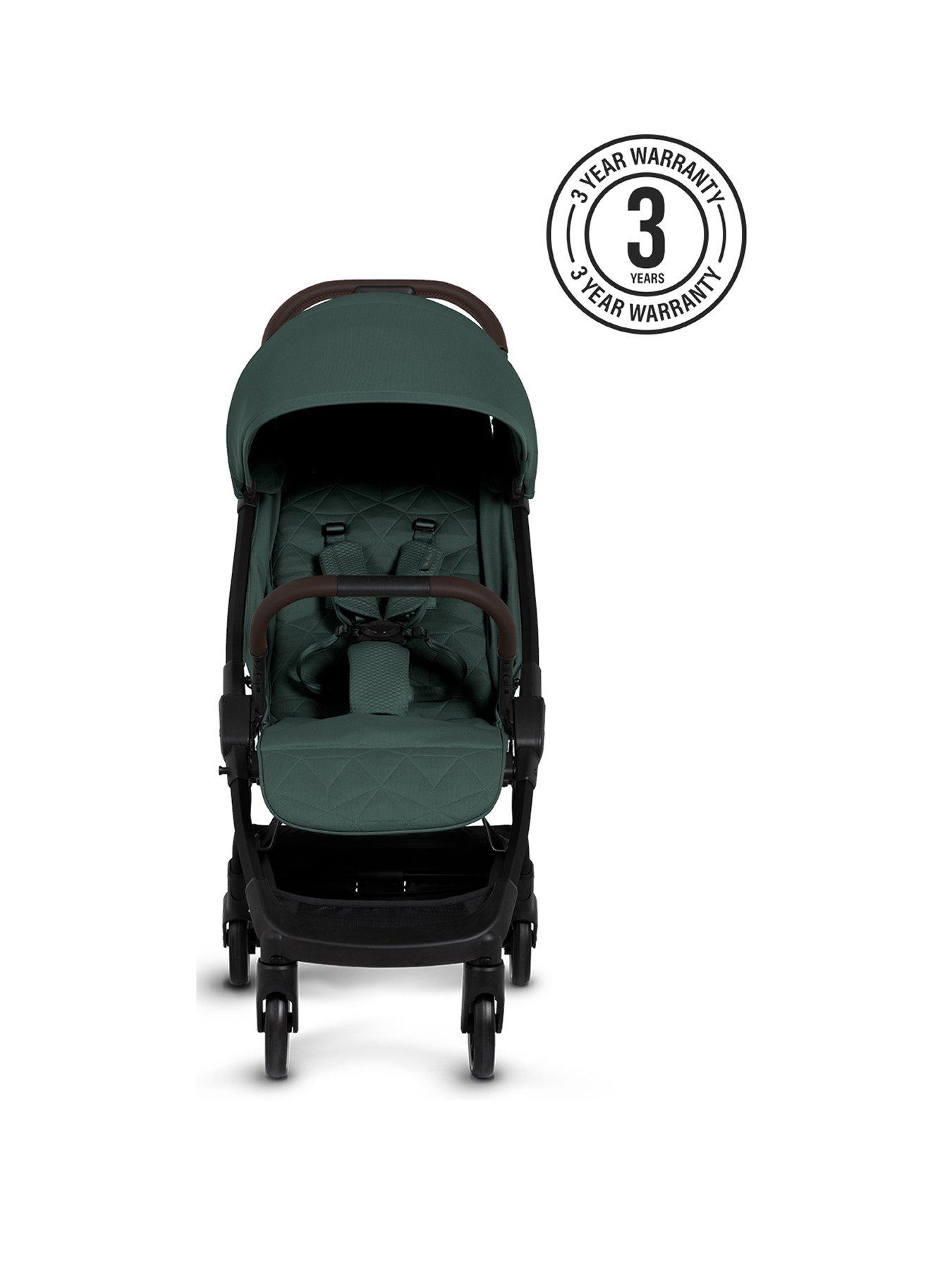  image of silver-cross-clic-pushchair-with-travel-bag-conifer