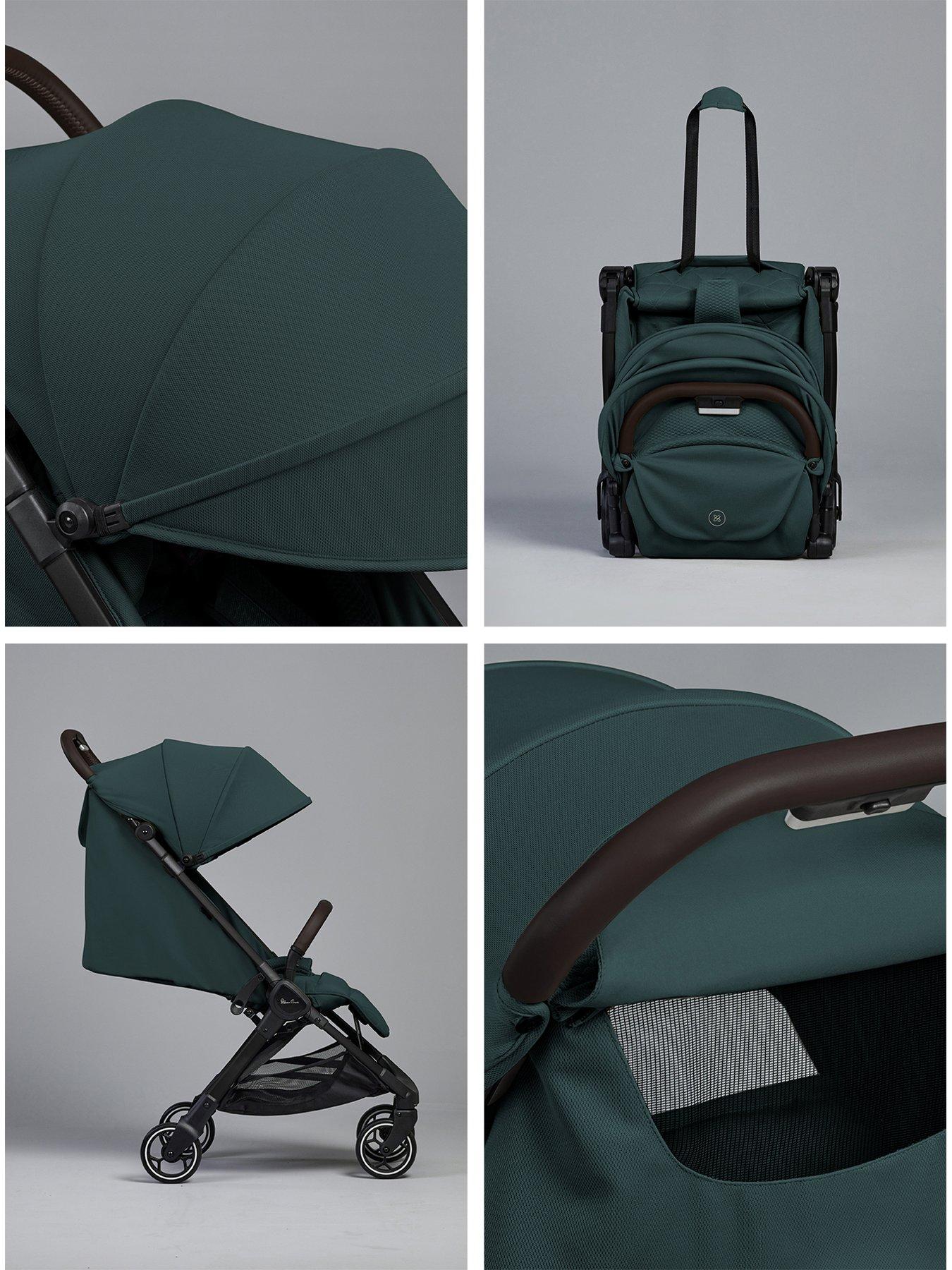  image of silver-cross-clic-pushchair-with-travel-bag-conifer