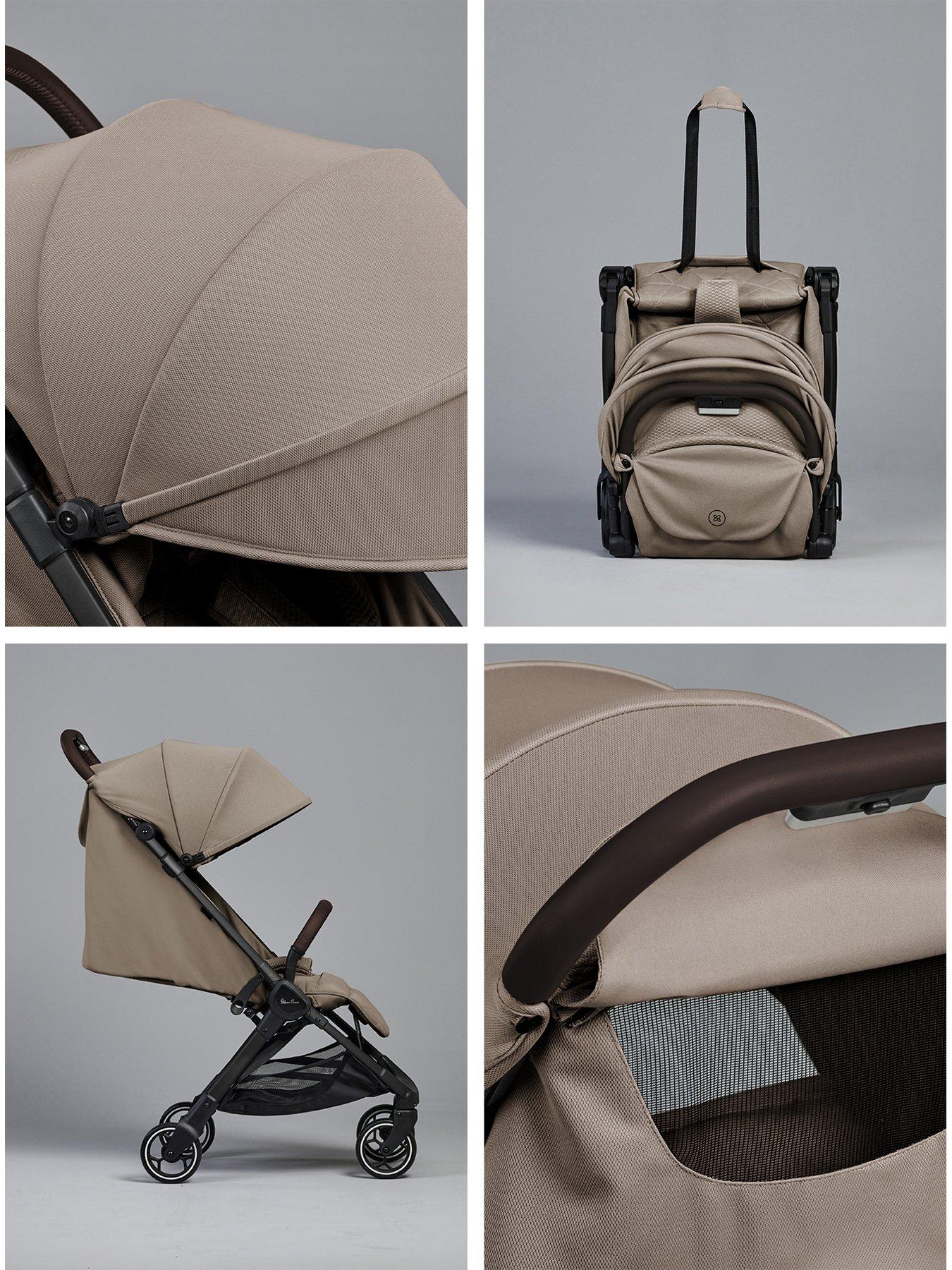  image of silver-cross-clic-pushchair-with-travel-bag-cobble