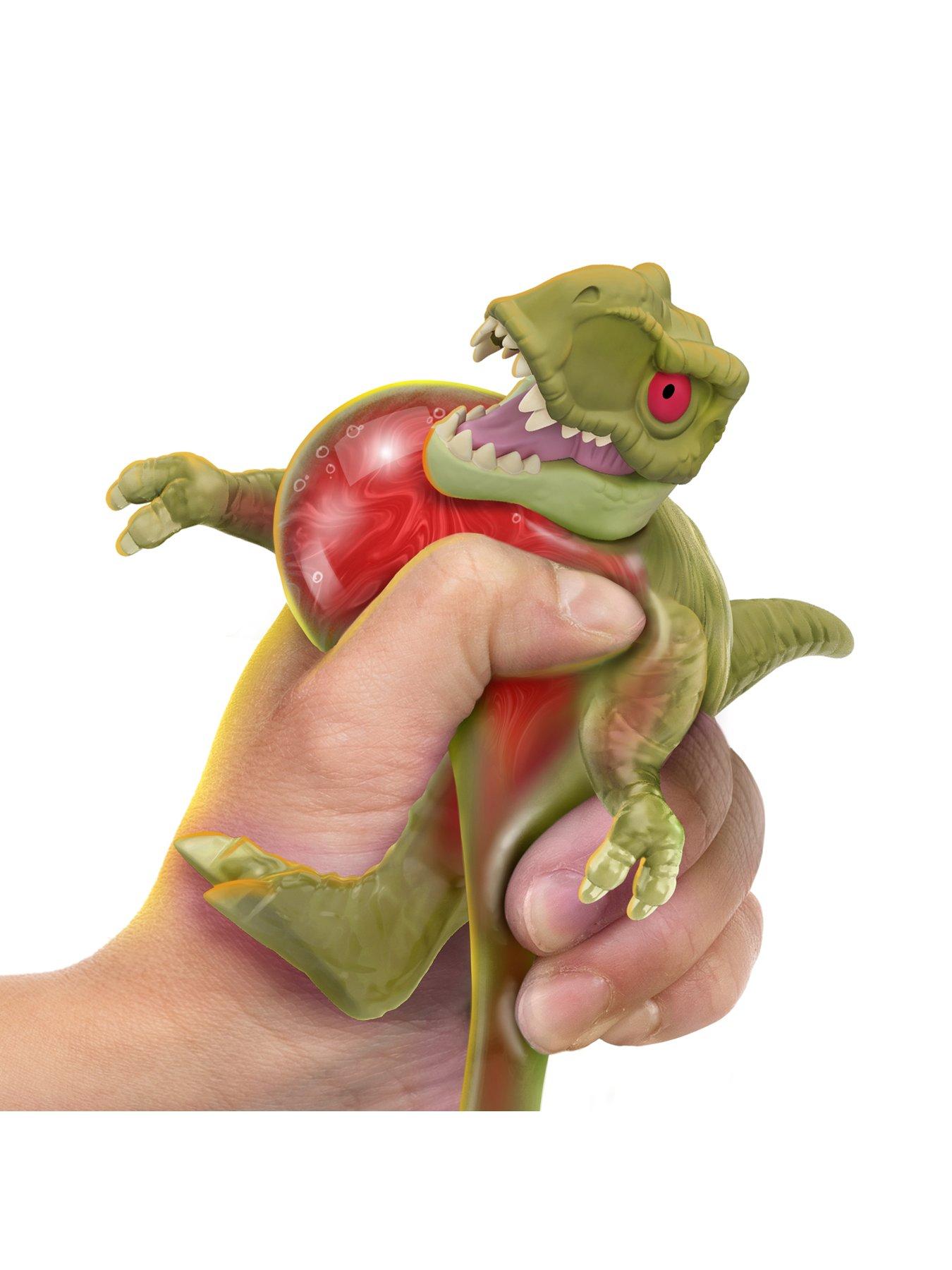 Image 3 of 7 of Heroes of Goo Jit Zu Jurassic World Rebirth 3 Pack of Stretchy Dinosaur Figures