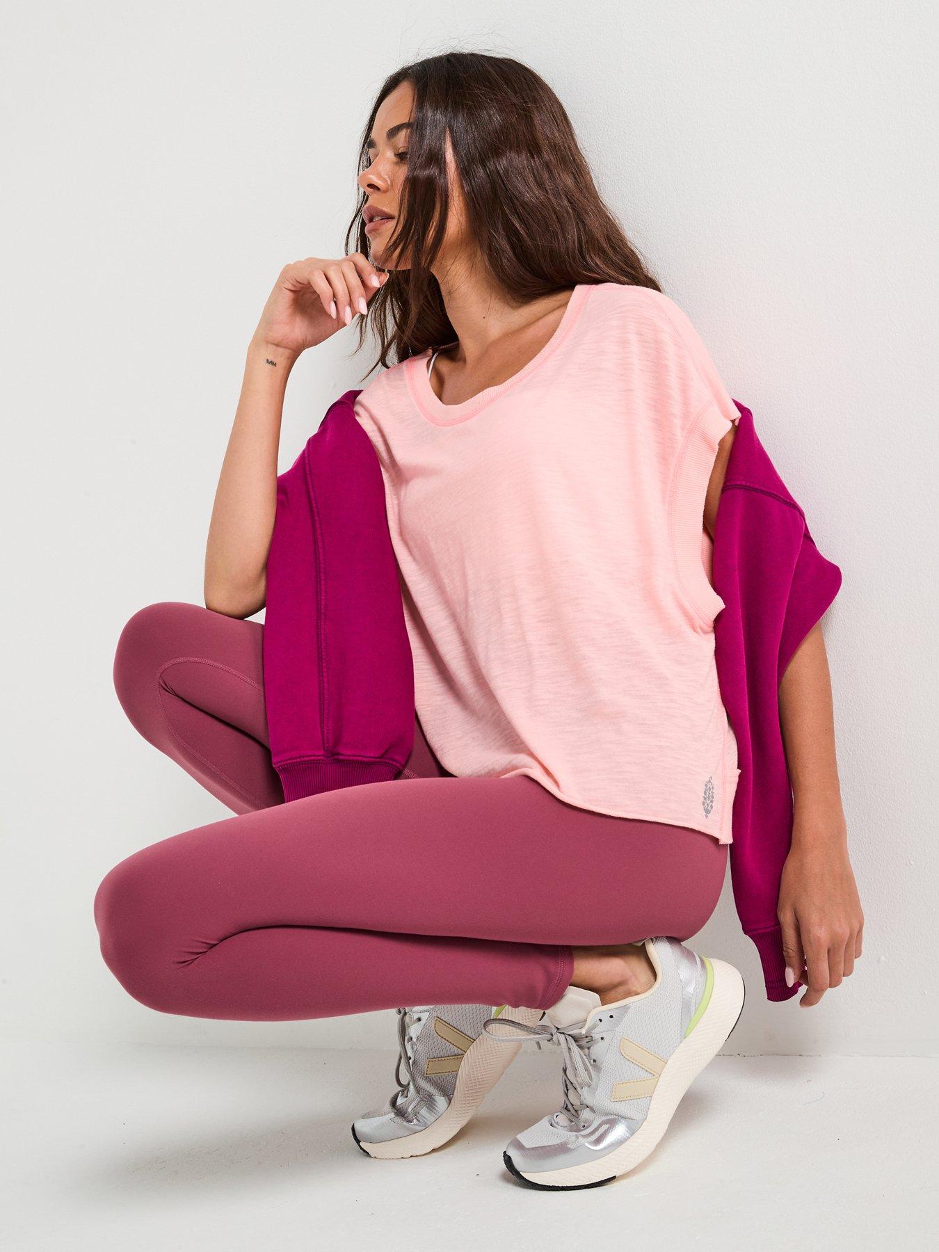 Image 5 of 6 of FP Movement Womens Training Never Better Leggings - Pink