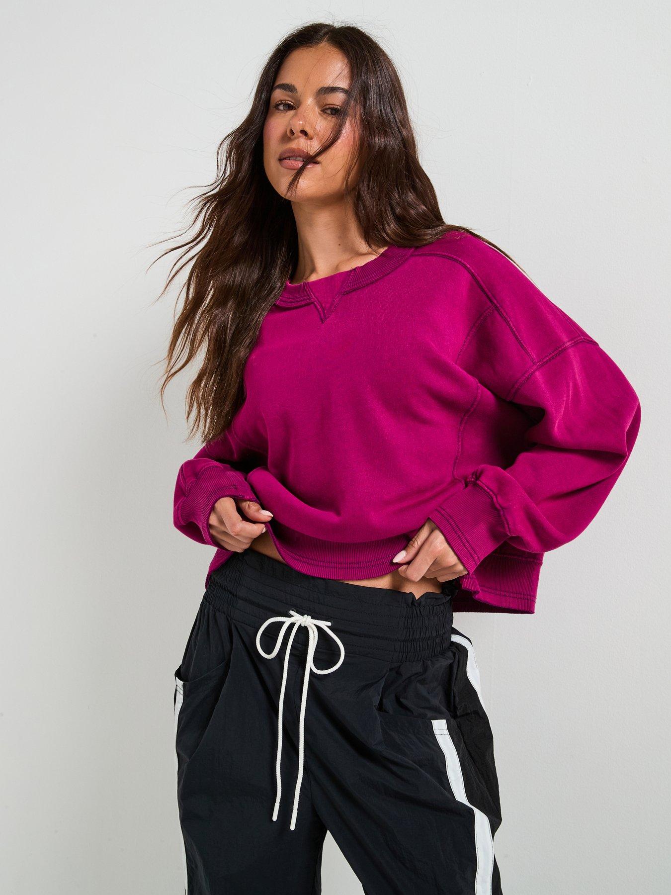 Image 1 of 6 of FP Movement Womens Training Intercept Pullover - Pink