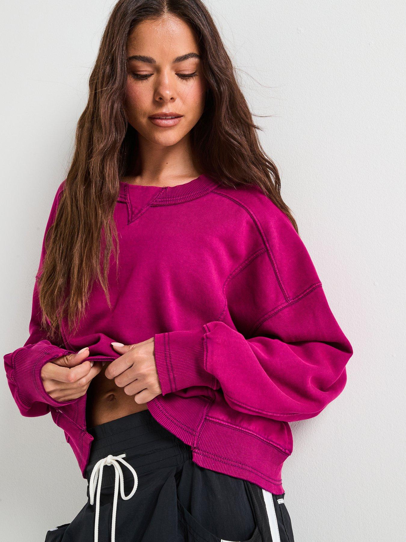 Image 6 of 6 of FP Movement Womens Training Intercept Pullover - Pink
