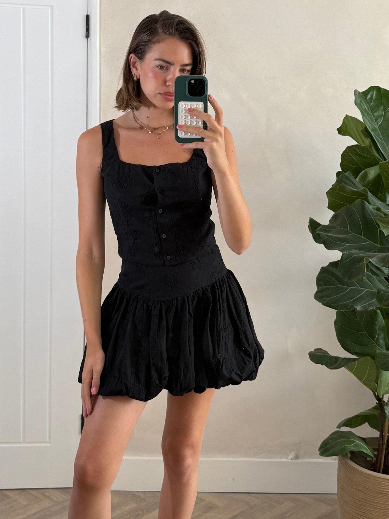 style-cheat-broderie-puff-ball-skirt-black