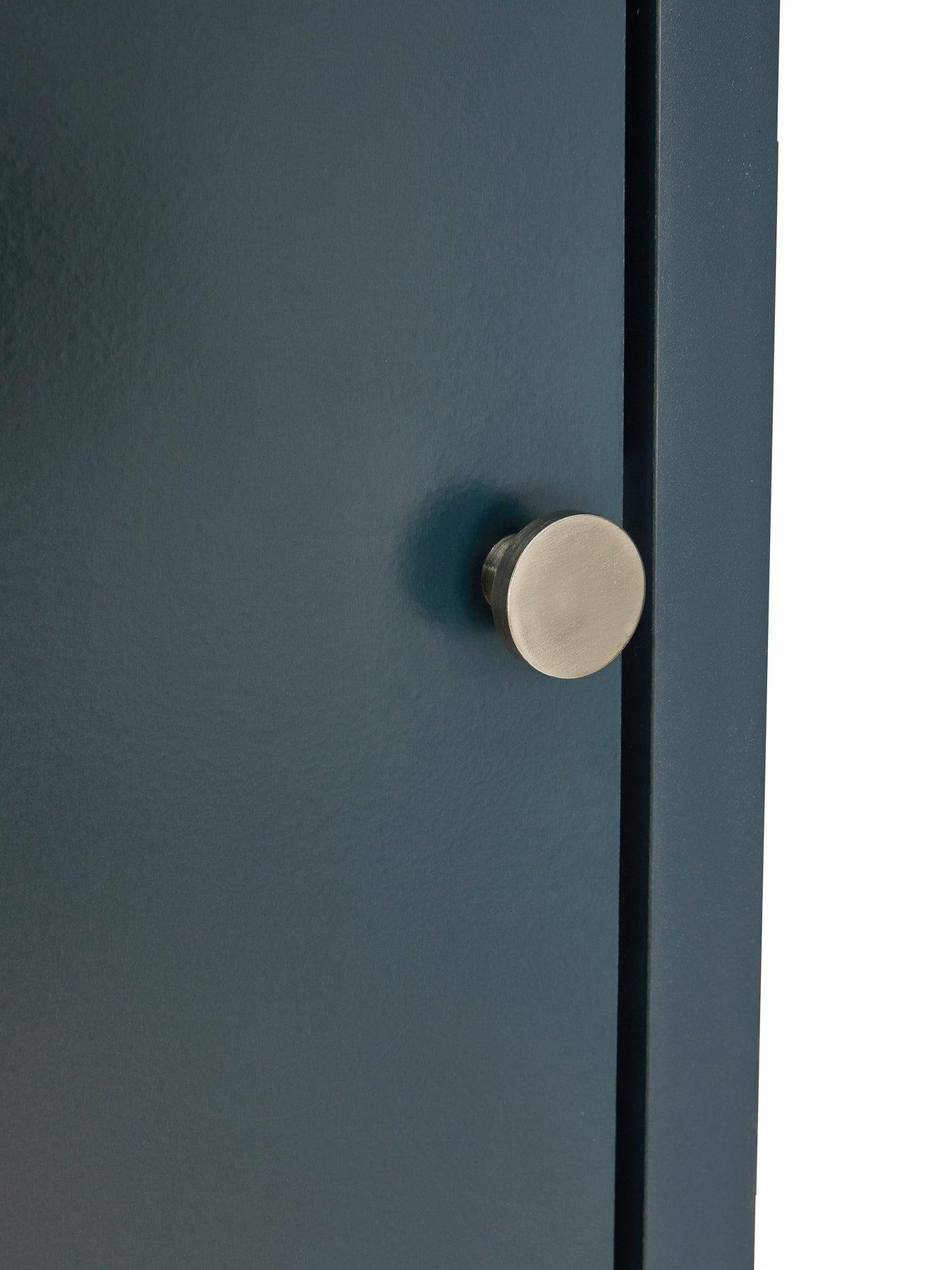  image of very-home-bramford-tall-bathroomnbspcabinet-navy