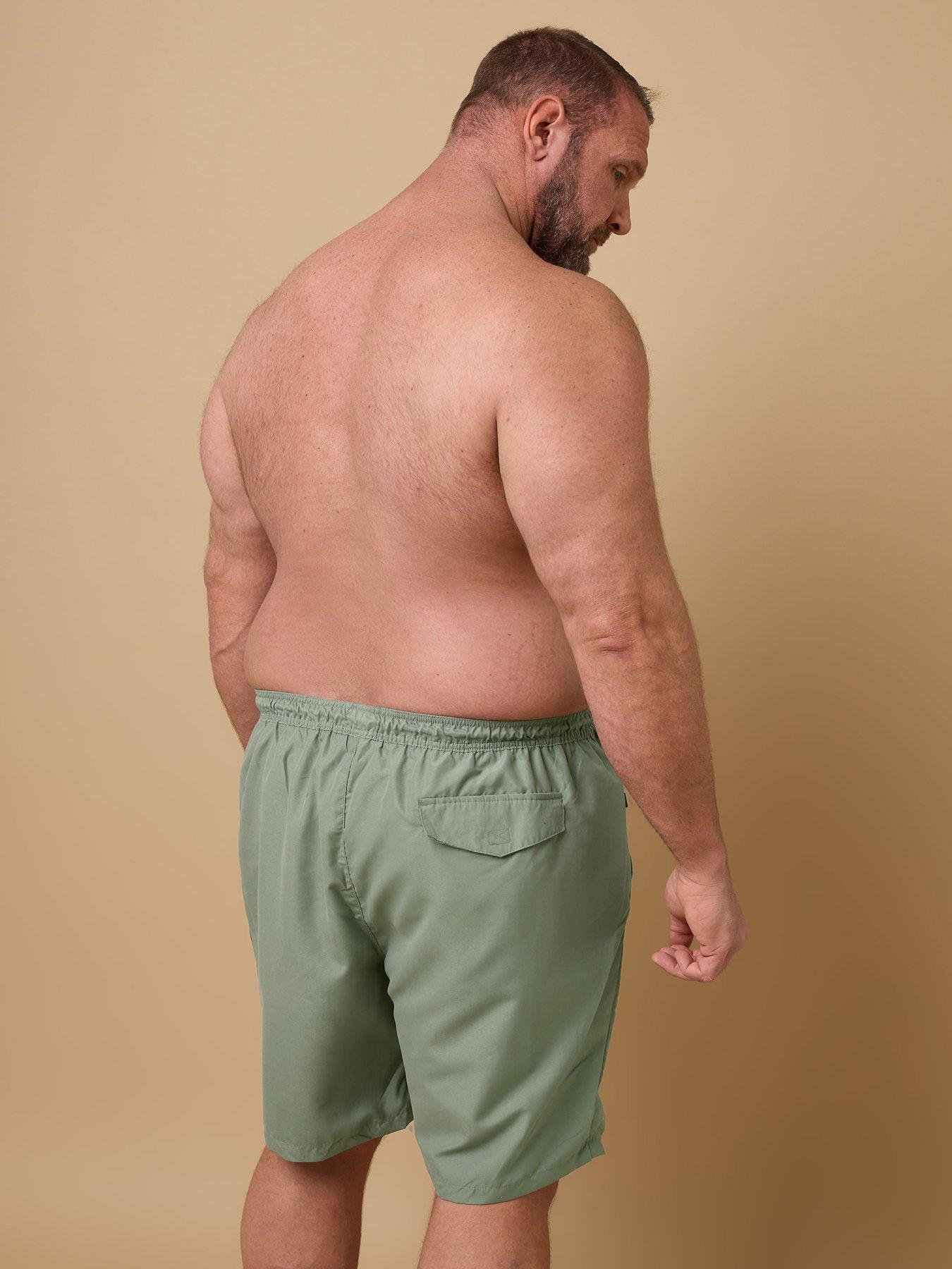 image of badrhino-cargo-swim-shorts-green