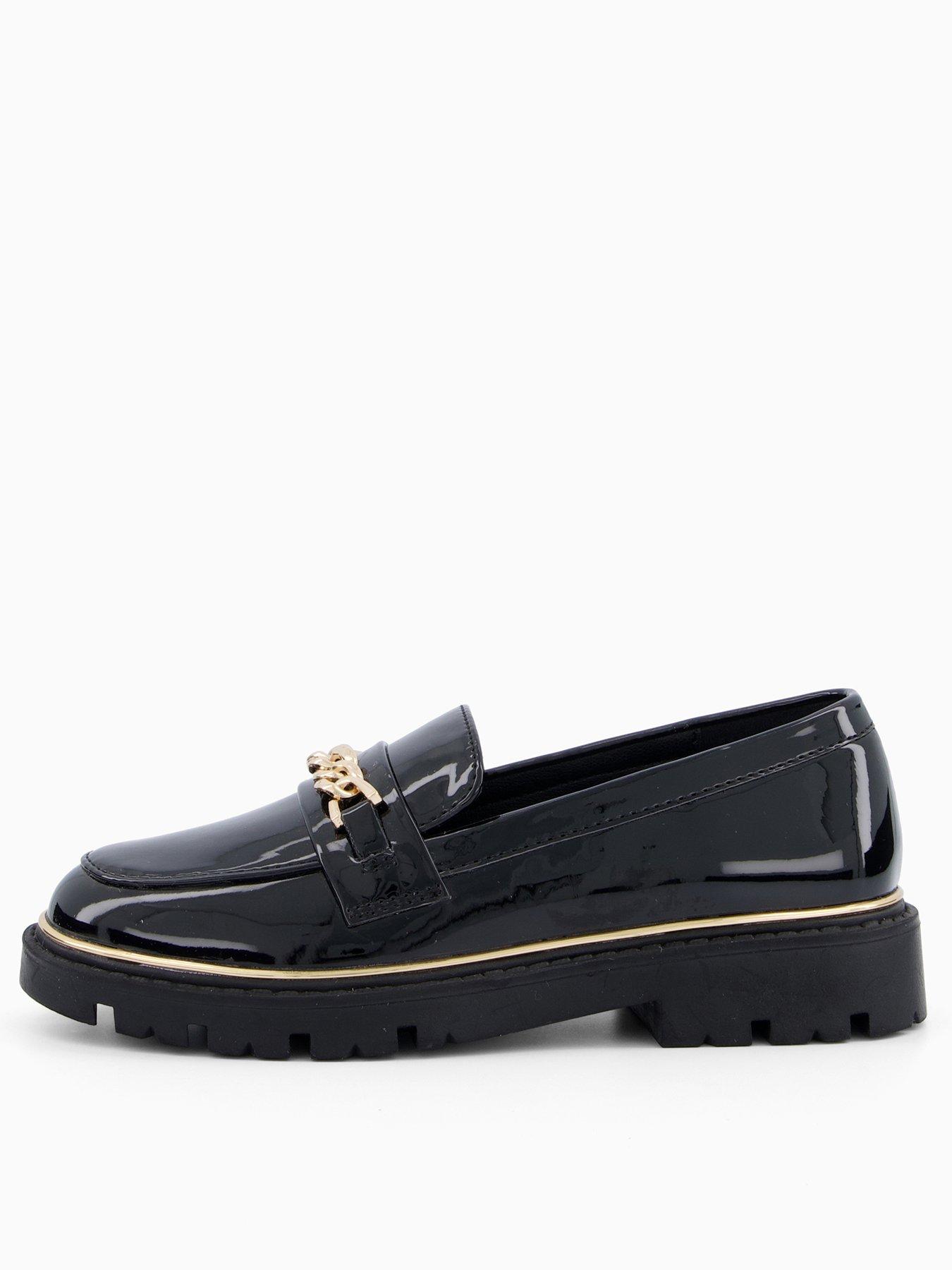 the-very-collection-older-girls-heart-trim-loafer-school-shoes-black