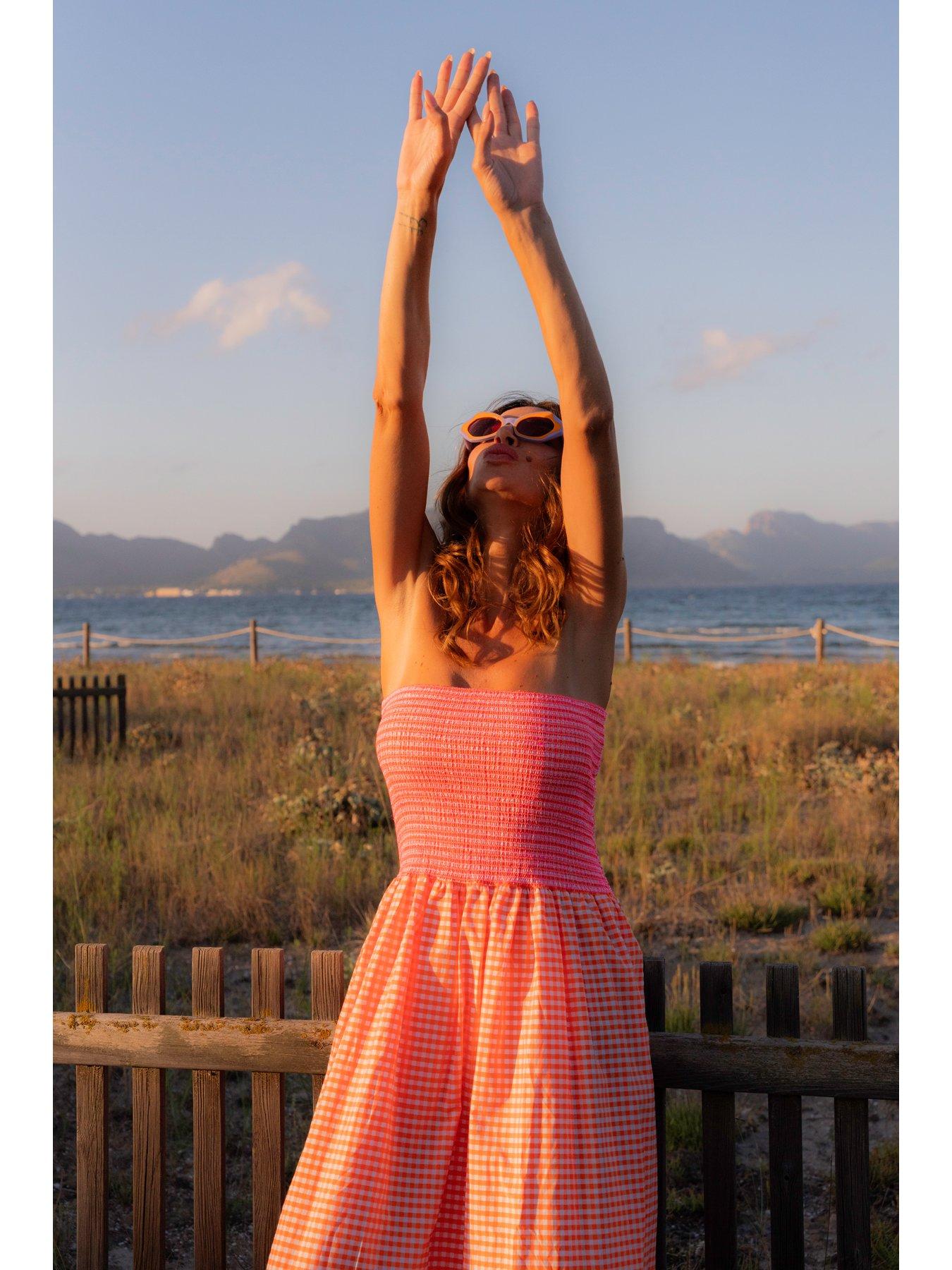 pitusa beach dress Inca Sundress Black-White / TALL main image 1