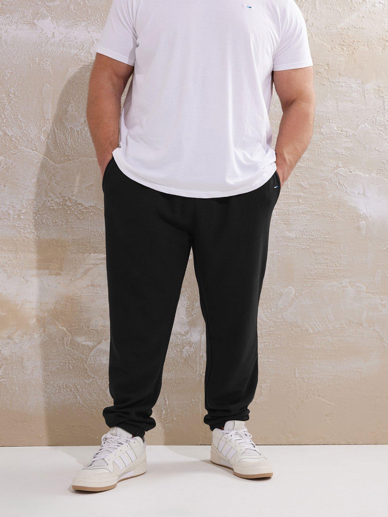 front image of badrhino-basic-joggers-black