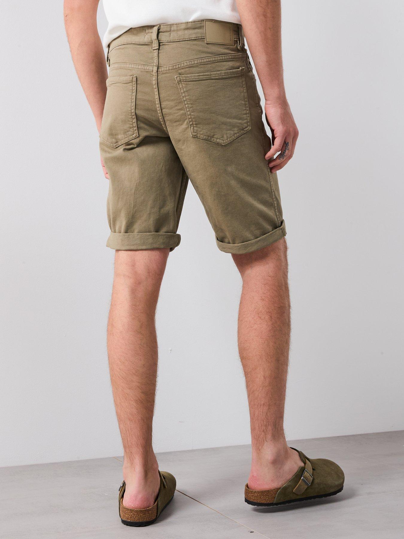 Image 2 of 6 of Mango Nepto Smart Casual Slim Fit Bermuda Shorts - Beige