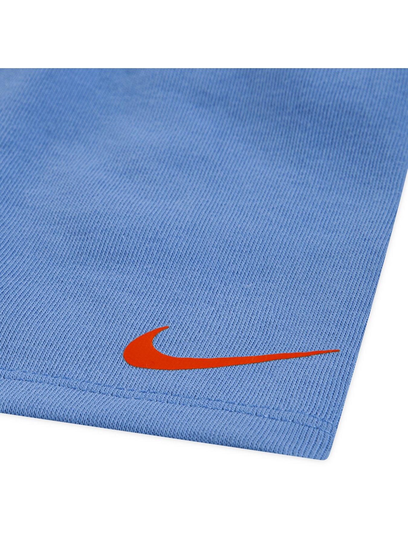 Image 4 of 5 of Nike Infant Boys Just Do It Shorts And T-Shirt Set - Blue