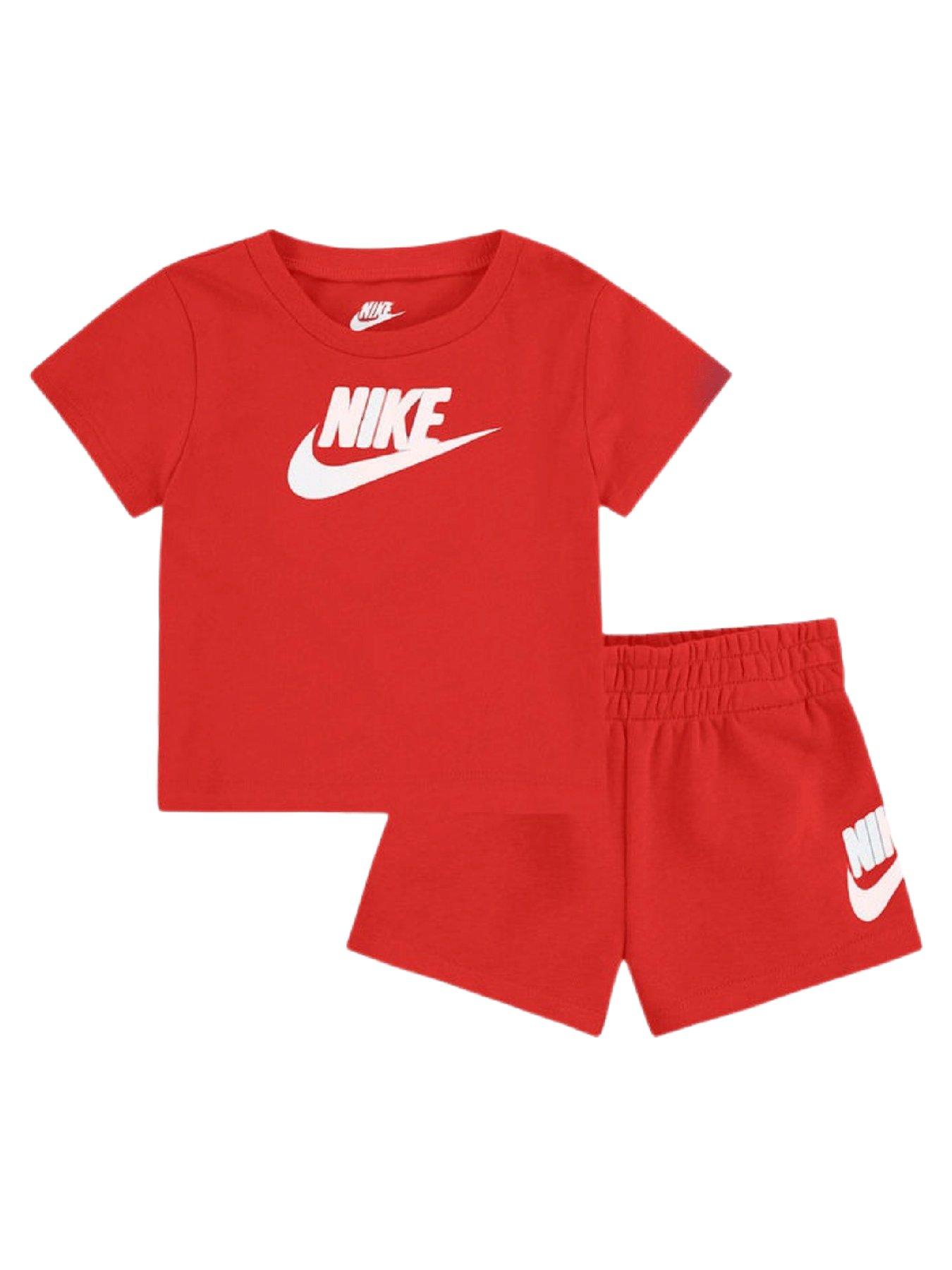undefined Infant Boys Club Short And T-Shirt Set - Red