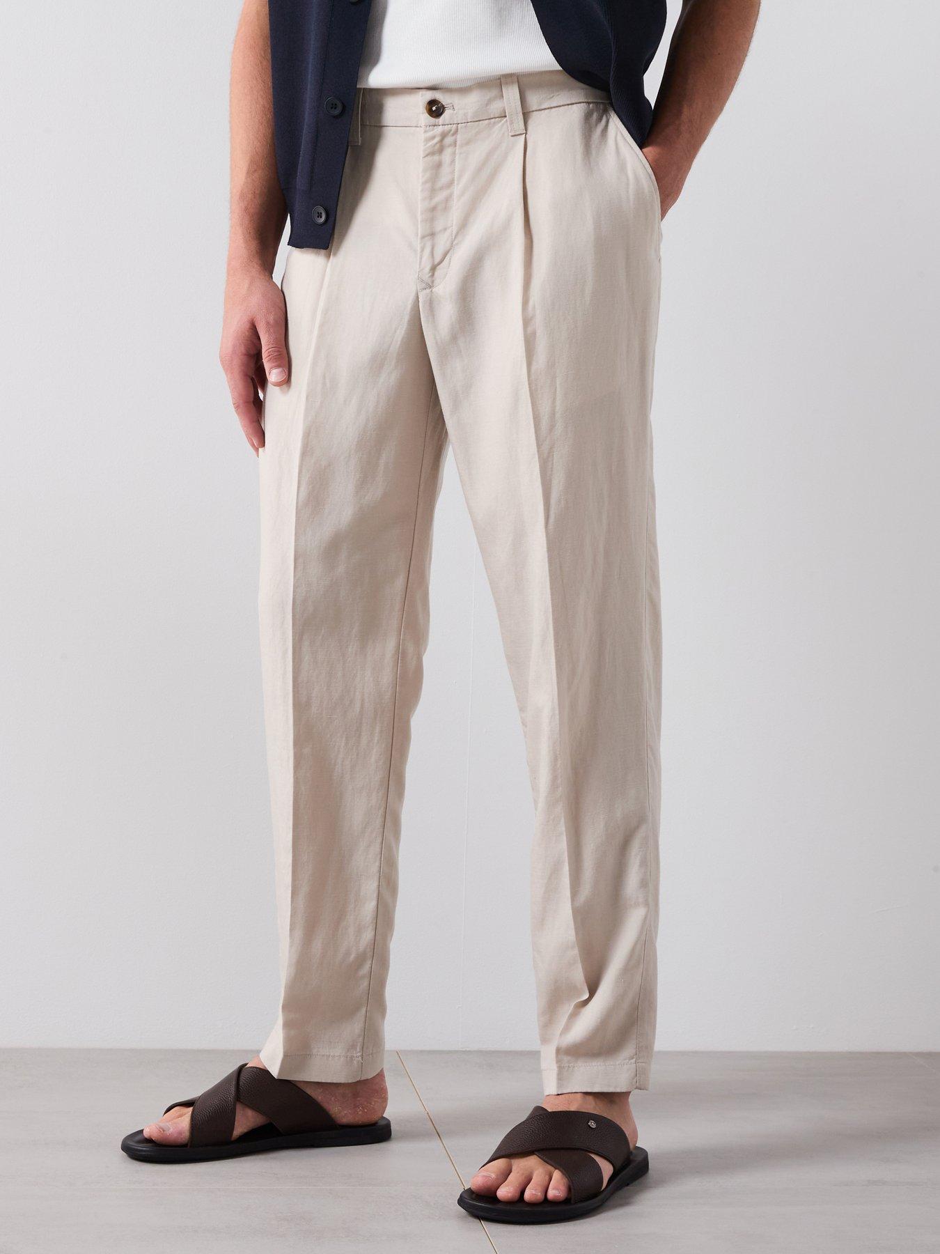 undefined Delave Smart Trousers - Beige