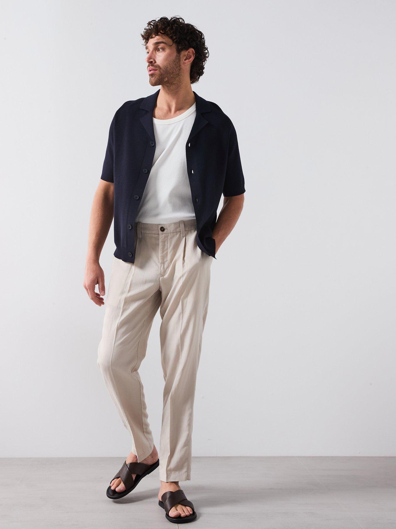 Image 5 of 5 of Mango Delave Smart&nbsp;Trousers - Beige