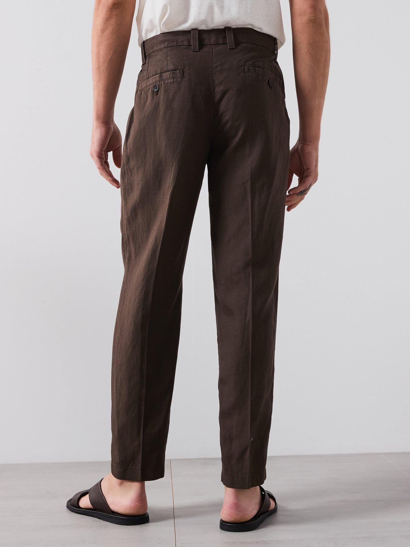  image of mango-delave-smart-tencel-trousers